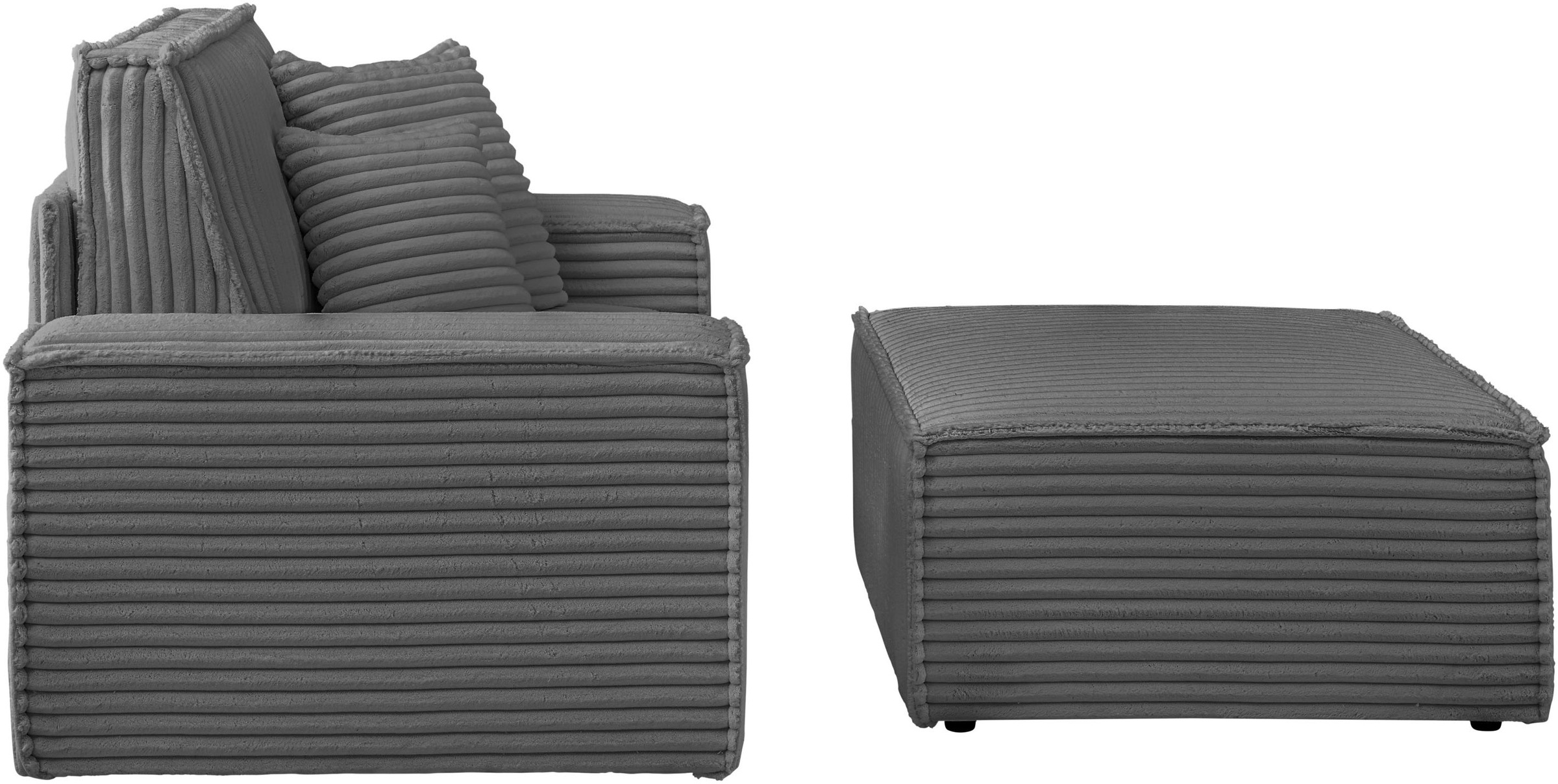 andas Loveseat »Finnley«, (2 St.), Loveseat und Hocker im Set, passend zur Polster-Serie Finnley