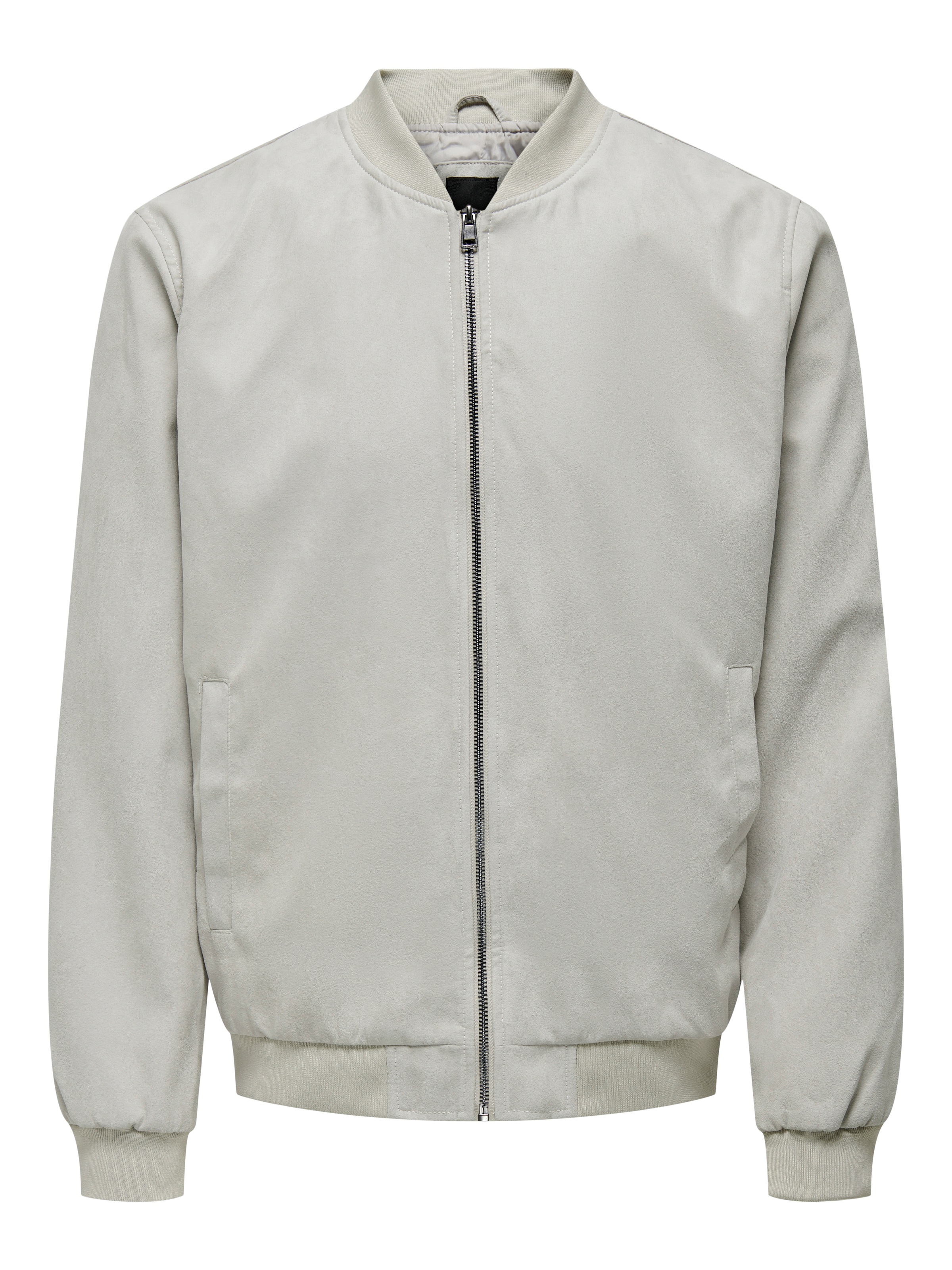 ONLY & SONS Bomberjacke »ONSLUCAS FAKE SUEDE BOMBER OTW« Polyester, regular fit