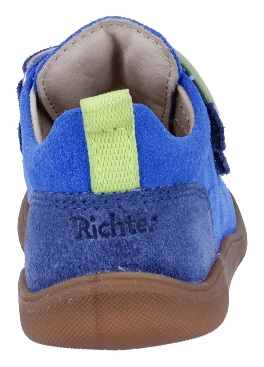 Richter Lauflernschuh »Samy WMS: mittel«, Sneaker im Colorblocking-Look, Größenschablone zum Download