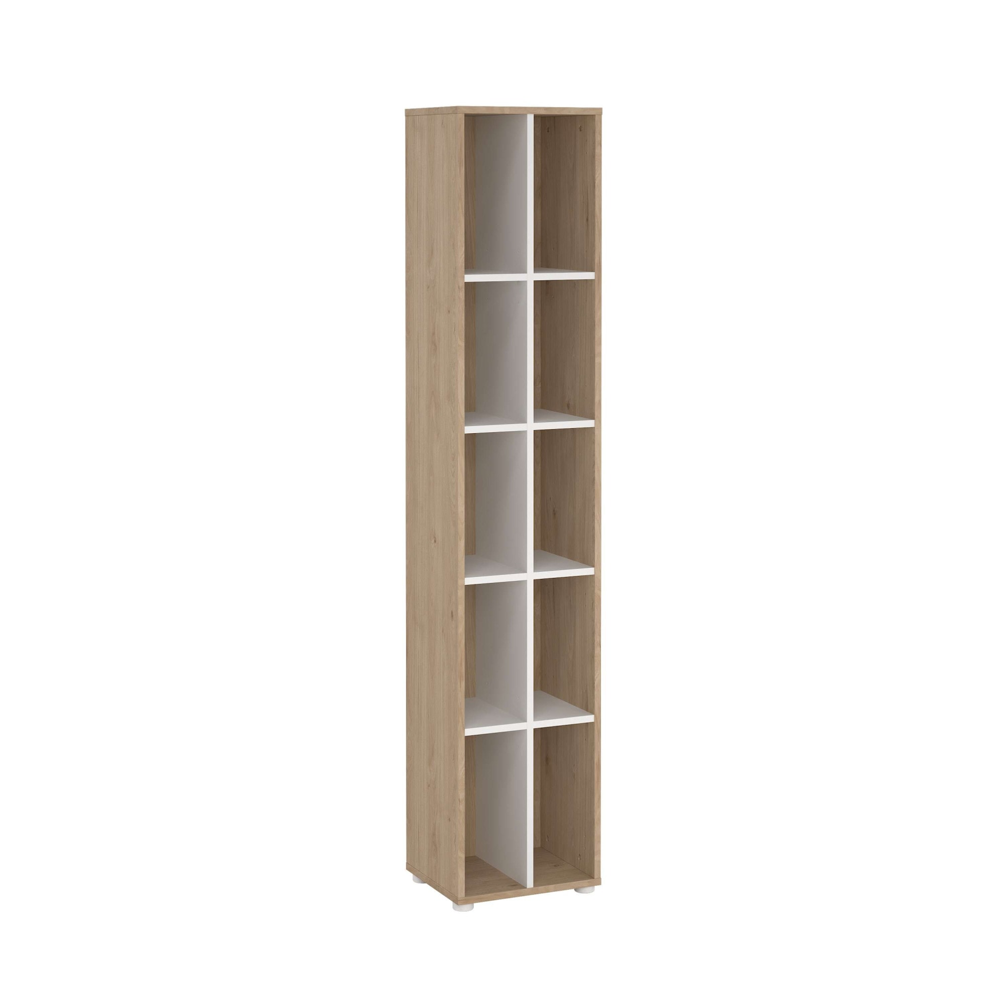INOSIGN Regal »Sign Ablageregal, Aktenregal, Bücherregal, Standregal, Wandregal,«, schmal mit Trennwand und Einlegeböden, Höhe 200 cm