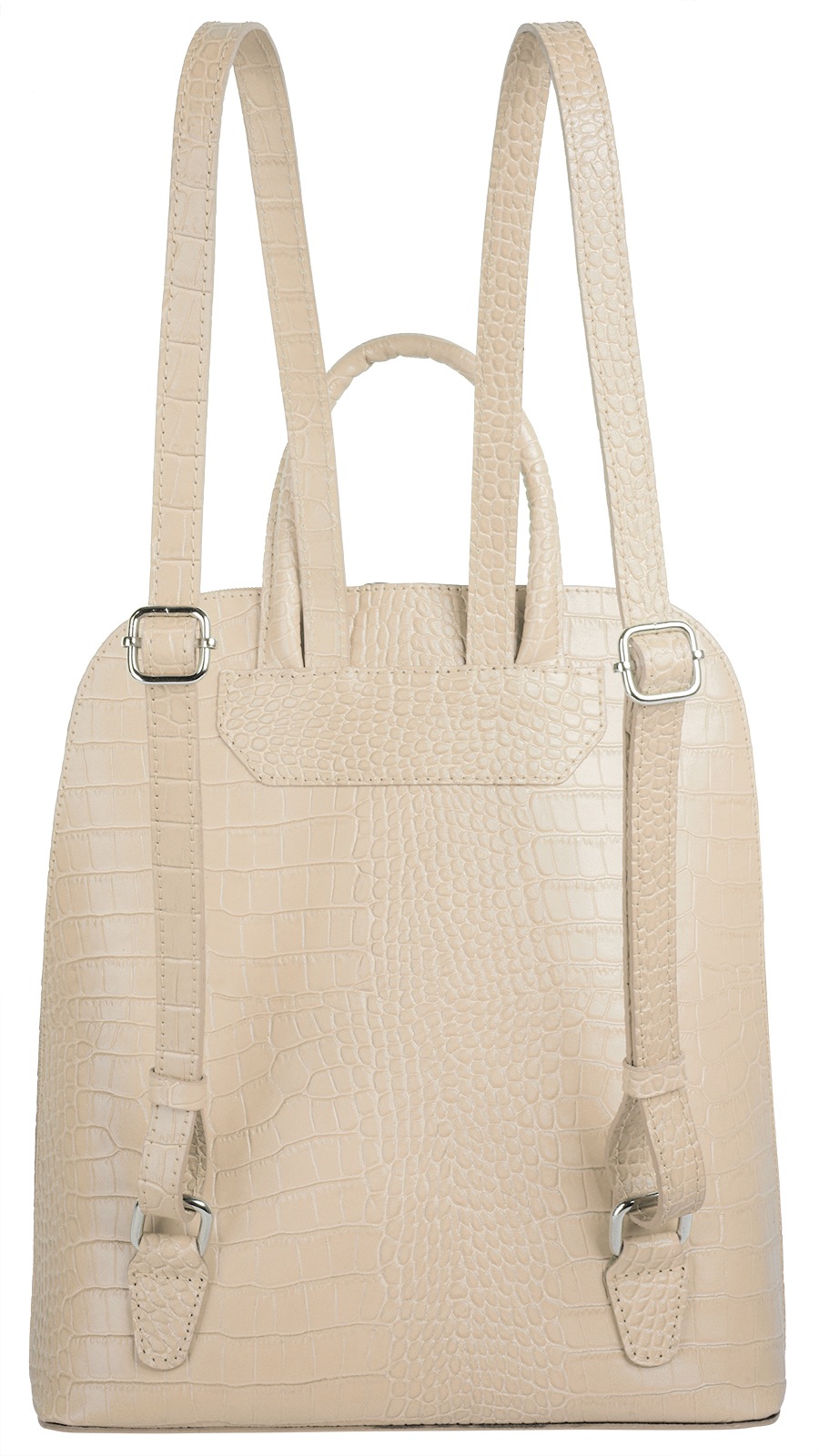 Cluty Cityrucksack, echt Leder, Made in Italy