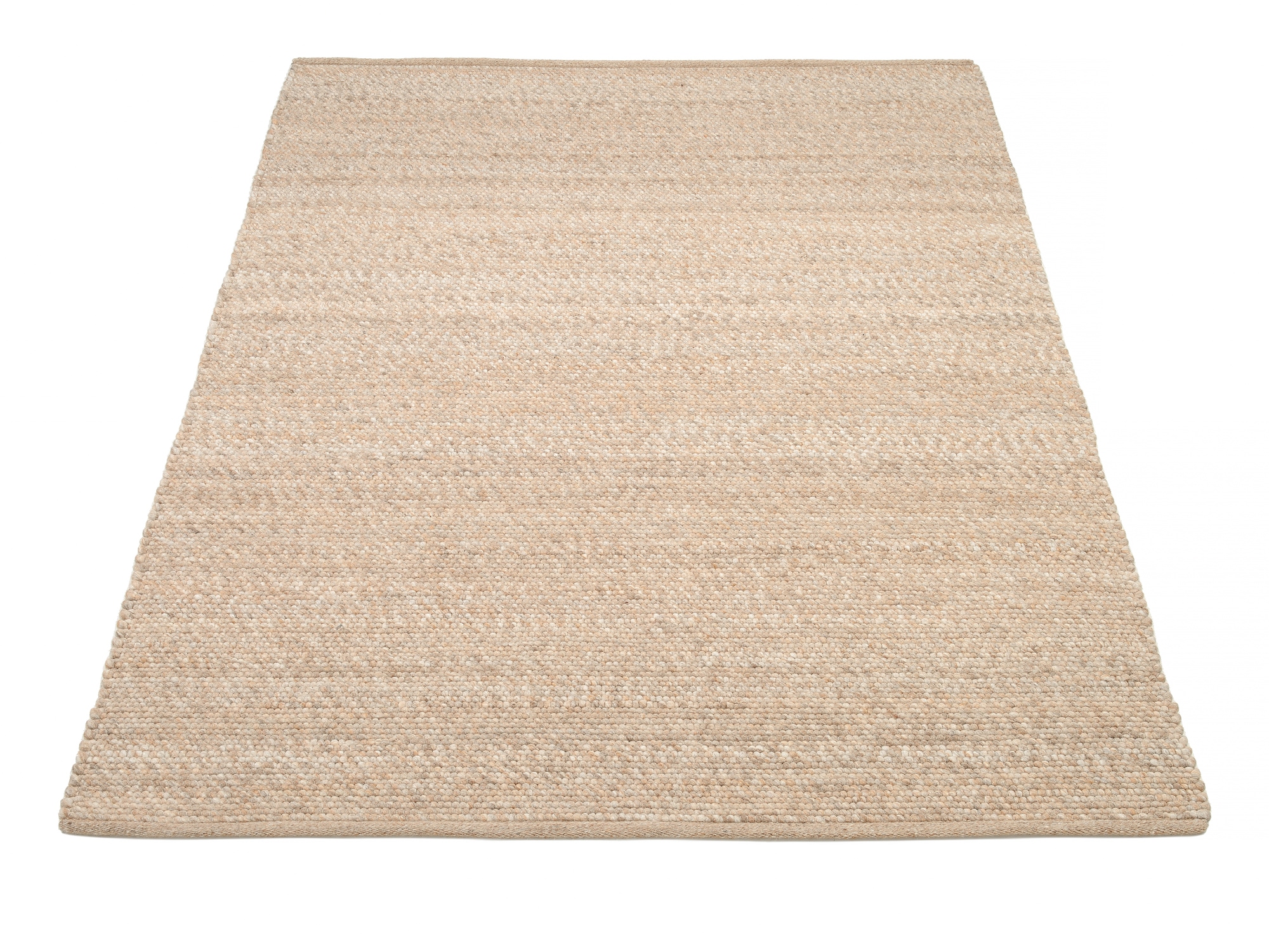 Teppich „FAVORIT“, rechteckig, Handweb-Teppich aus Inn, handgewebt, hochwertig verarbeitet cappuccino 12 mm B/L: 140 cm x 200 cm – 12 mm
