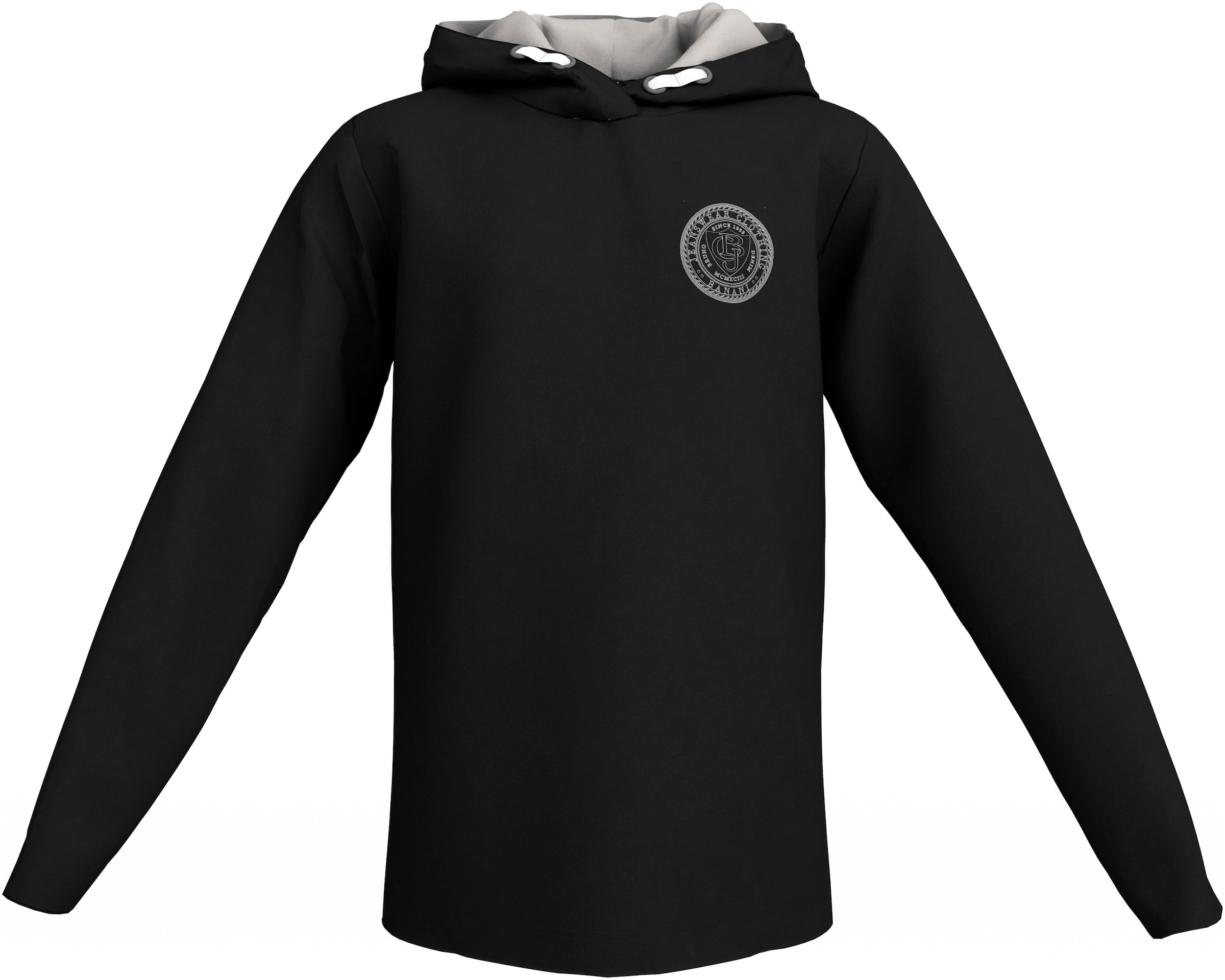 Bruno Banani Kapuzenshirt »Shirt mit RÜCKENPRINT für Jungen« Für TEENS. Cooles Logoshirt