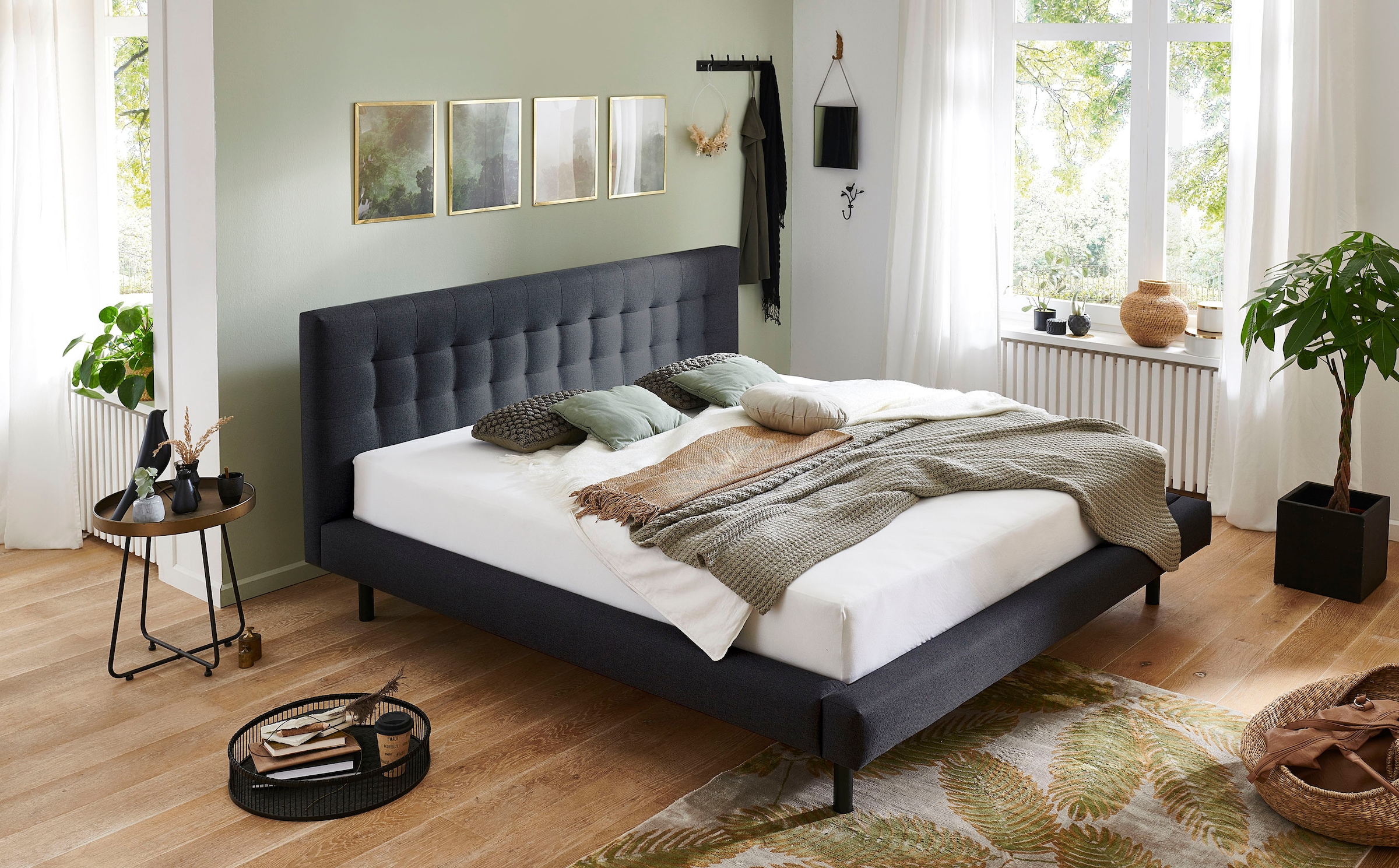 andas Polsterbett »Tobjörn«, Mit breitem Futon-Rahmen