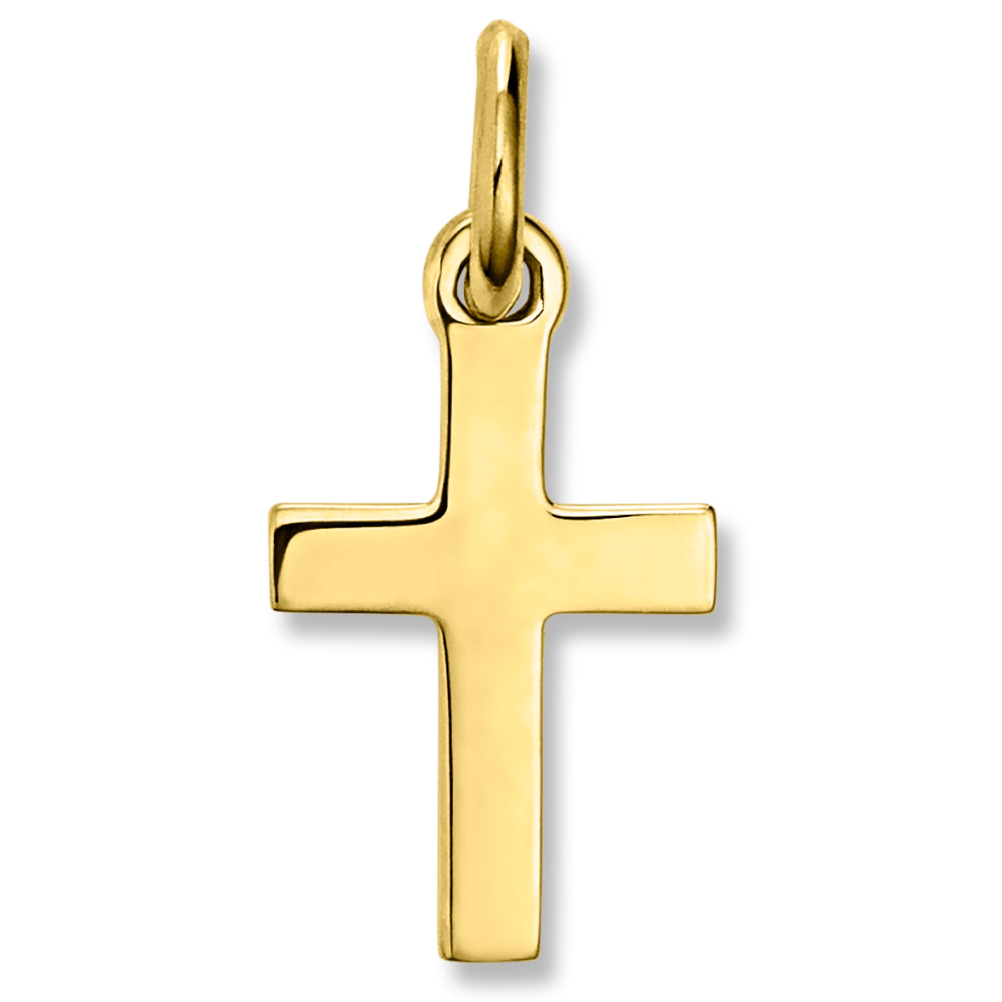 ONE ELEMENT Kettenanhänger »Kreuz Anhänger online Gelbgold«, Schmuck Gold aus bestellen 333 Damen