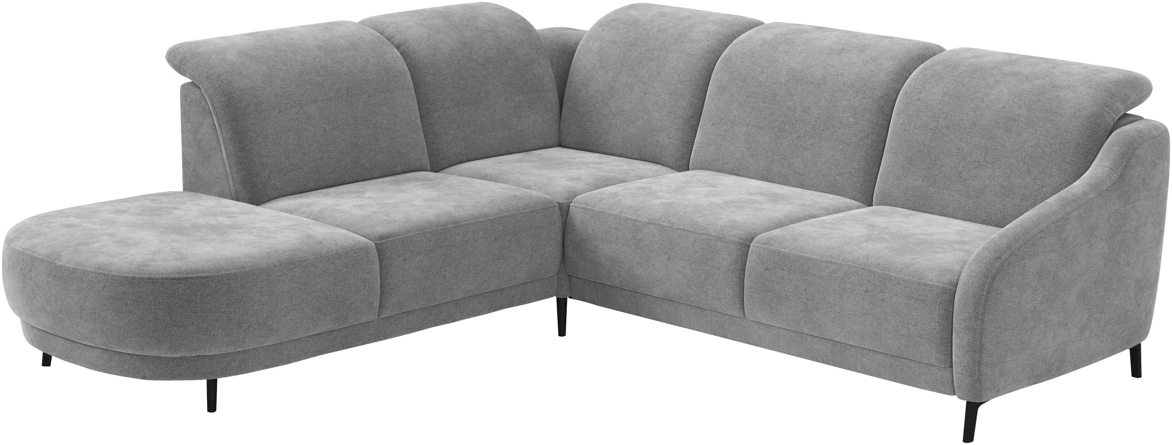sit&more Ecksofa »Blues L-Form«, wahlweise mit Klapptisch und USB