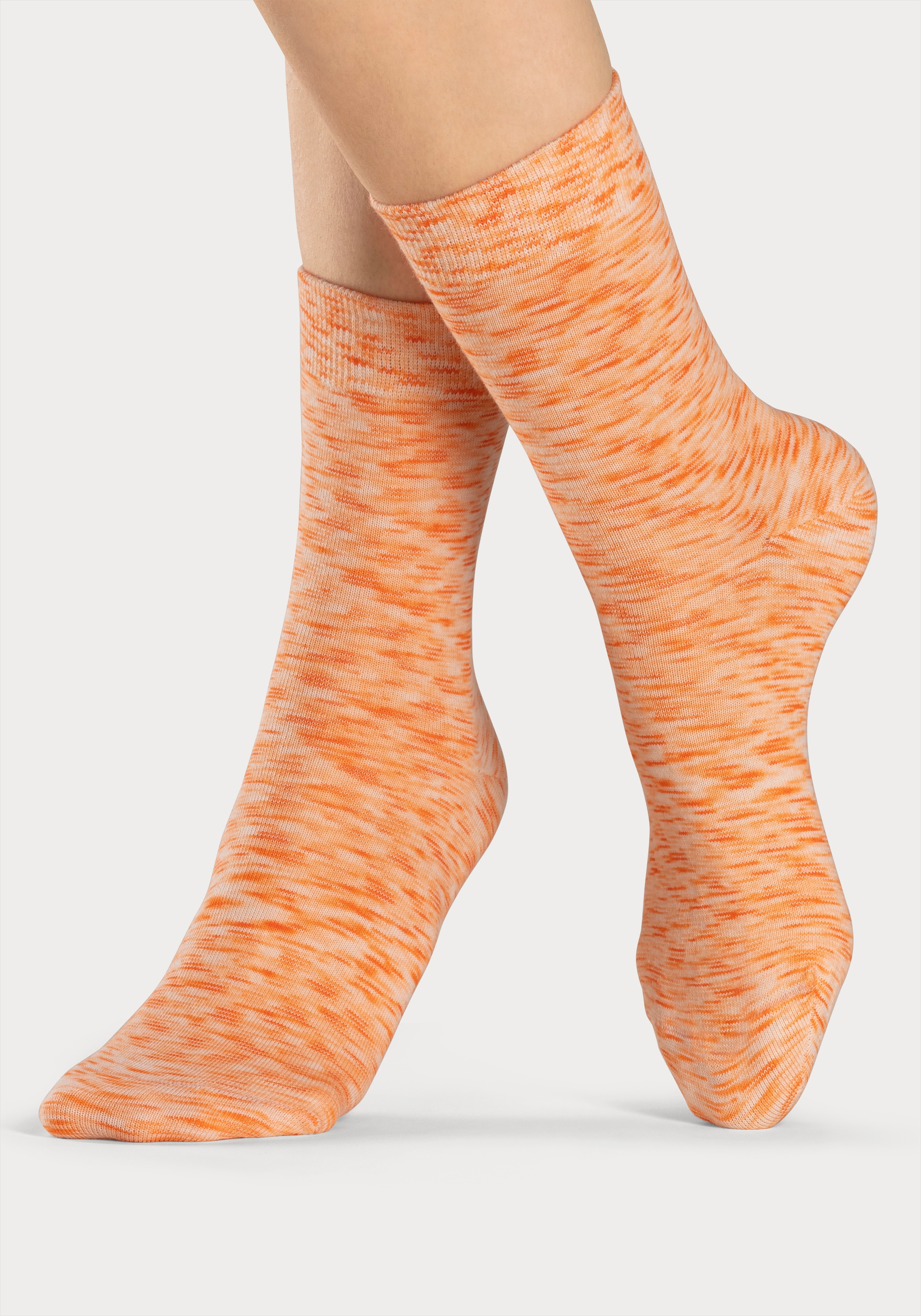 H.I.S Freizeitsocken, (Packung, 6 Paar), mit farbigem Garn