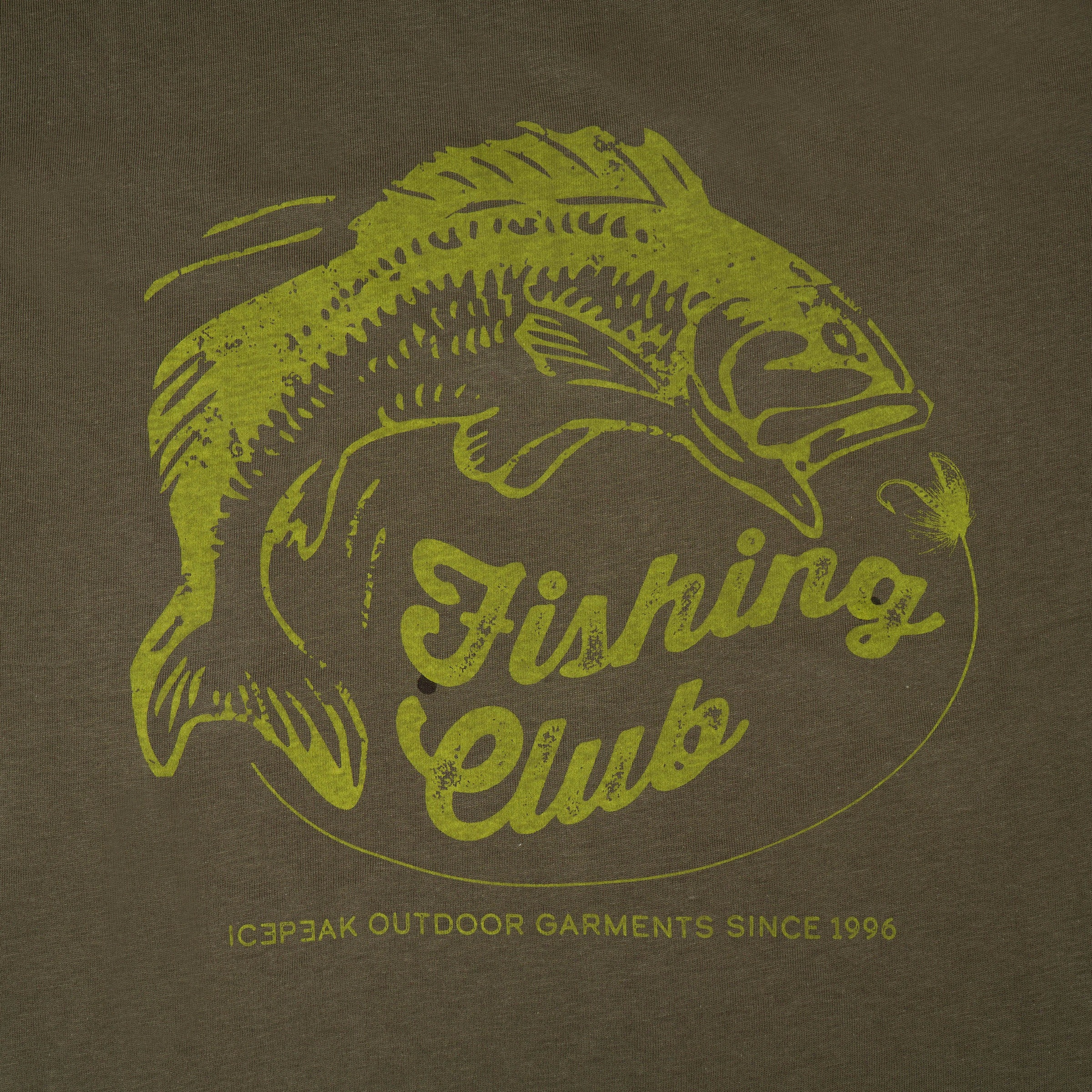 Icepeak T-Shirt »MILLINGTON« Print T-Shirt, aus Baumwolle