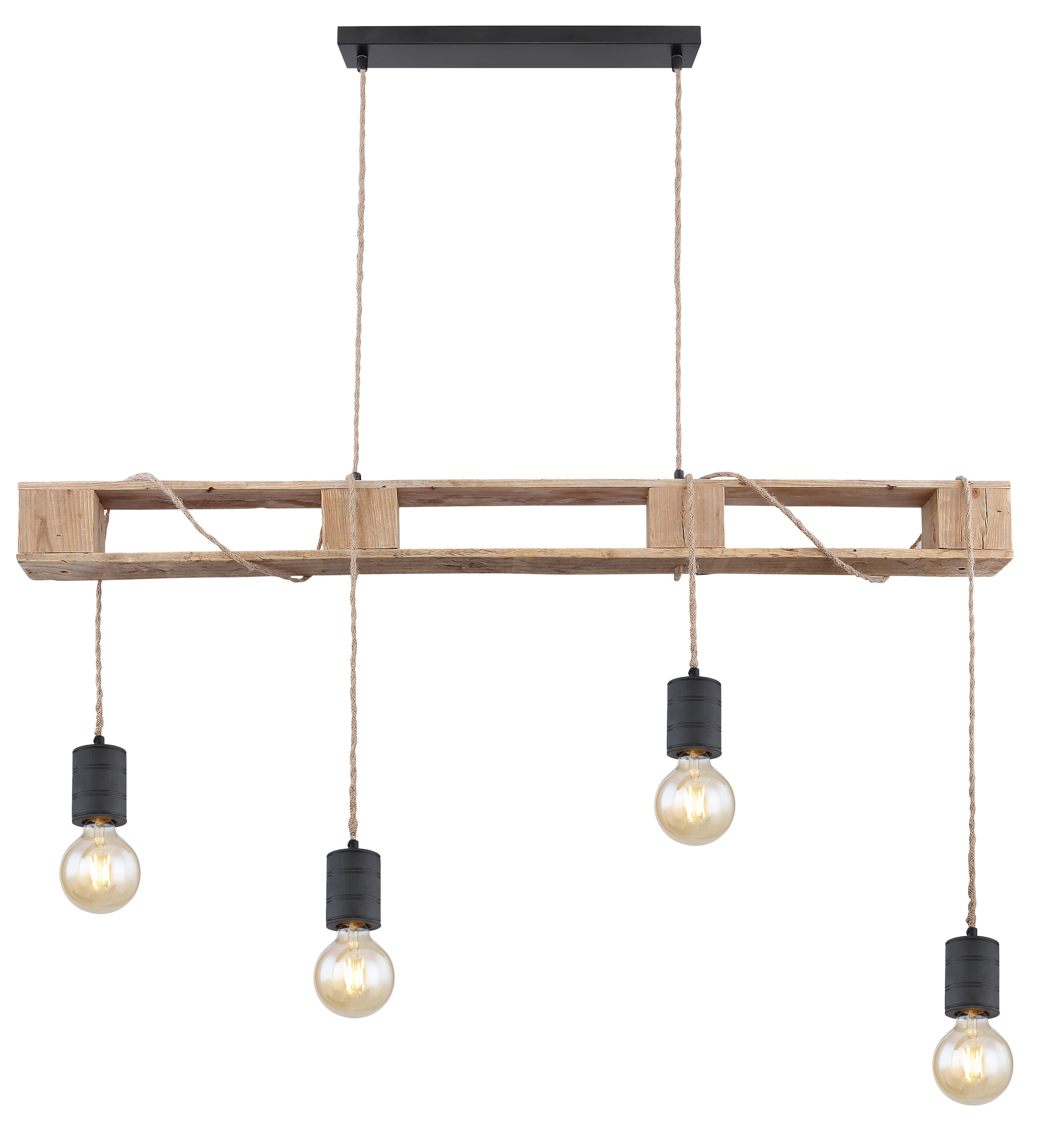 GLOBO LIGHTING Hängeleuchte »JOELLE«, Leuchtmittel E27 | ohne Leuchtmittel, Hängelampe/Pendelleuchte/Esszimmer/Wohnzimmer/Esstisch