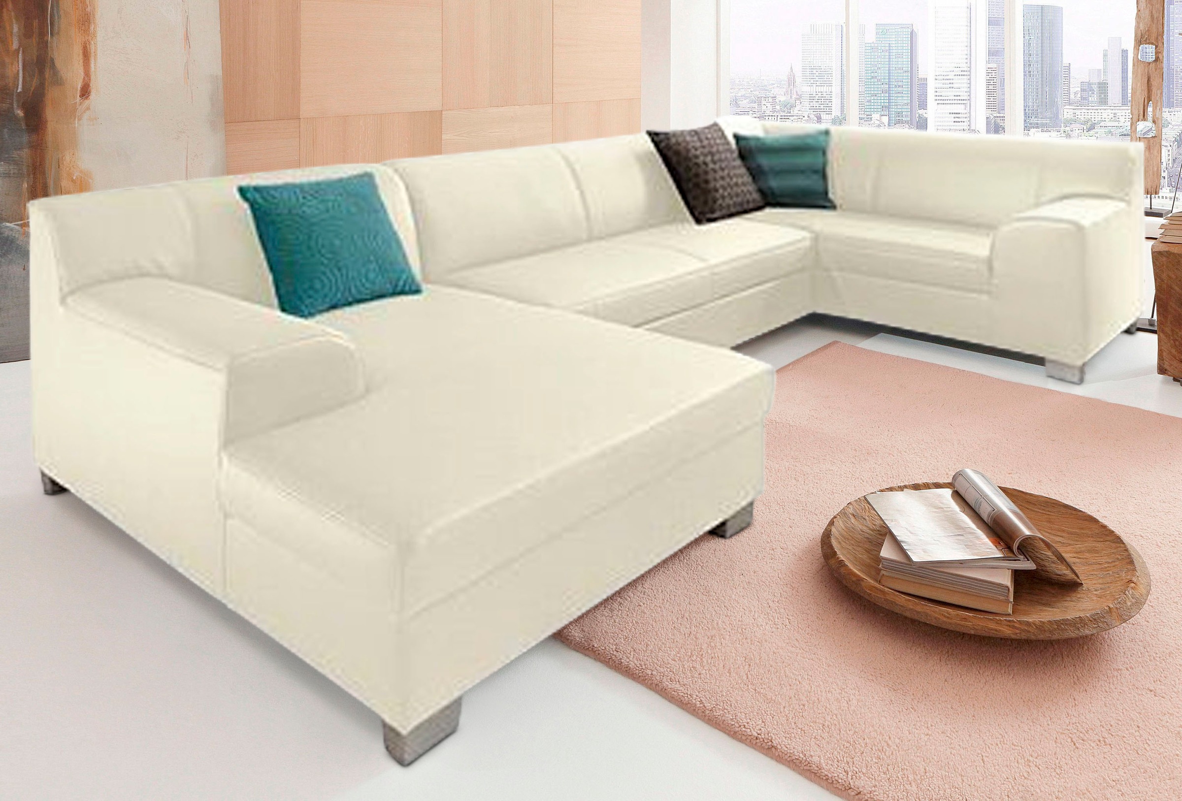 DOMO collection Wohnlandschaft »Amando in vielen Bezugsvarianten, auch in L günstig online kaufen