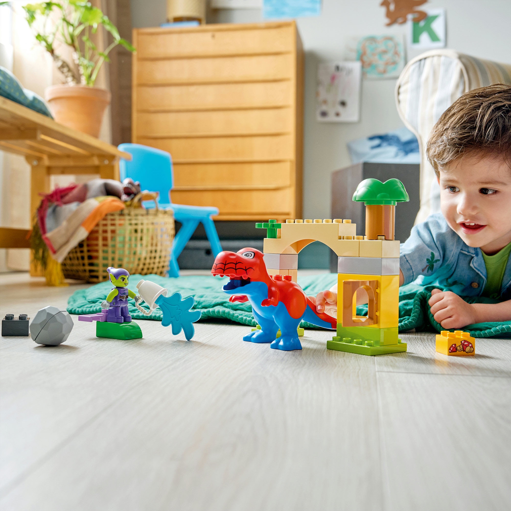 LEGO® Konstruktionsspielsteine »Spidey-Rex vs. Green Goblin (10463), LEGO DUPLO Disney™«