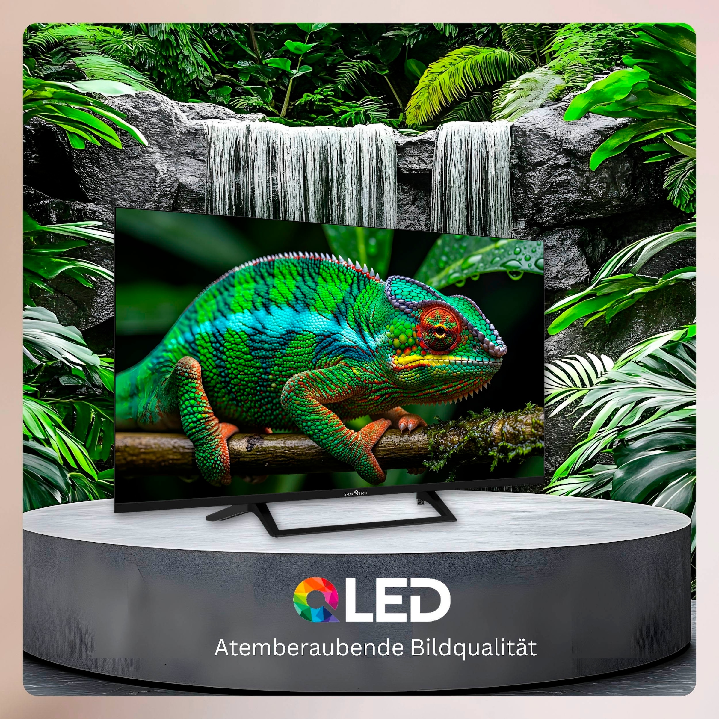 Smart Tech QLED-Fernseher »65QG06K« 164 cm/65 ″