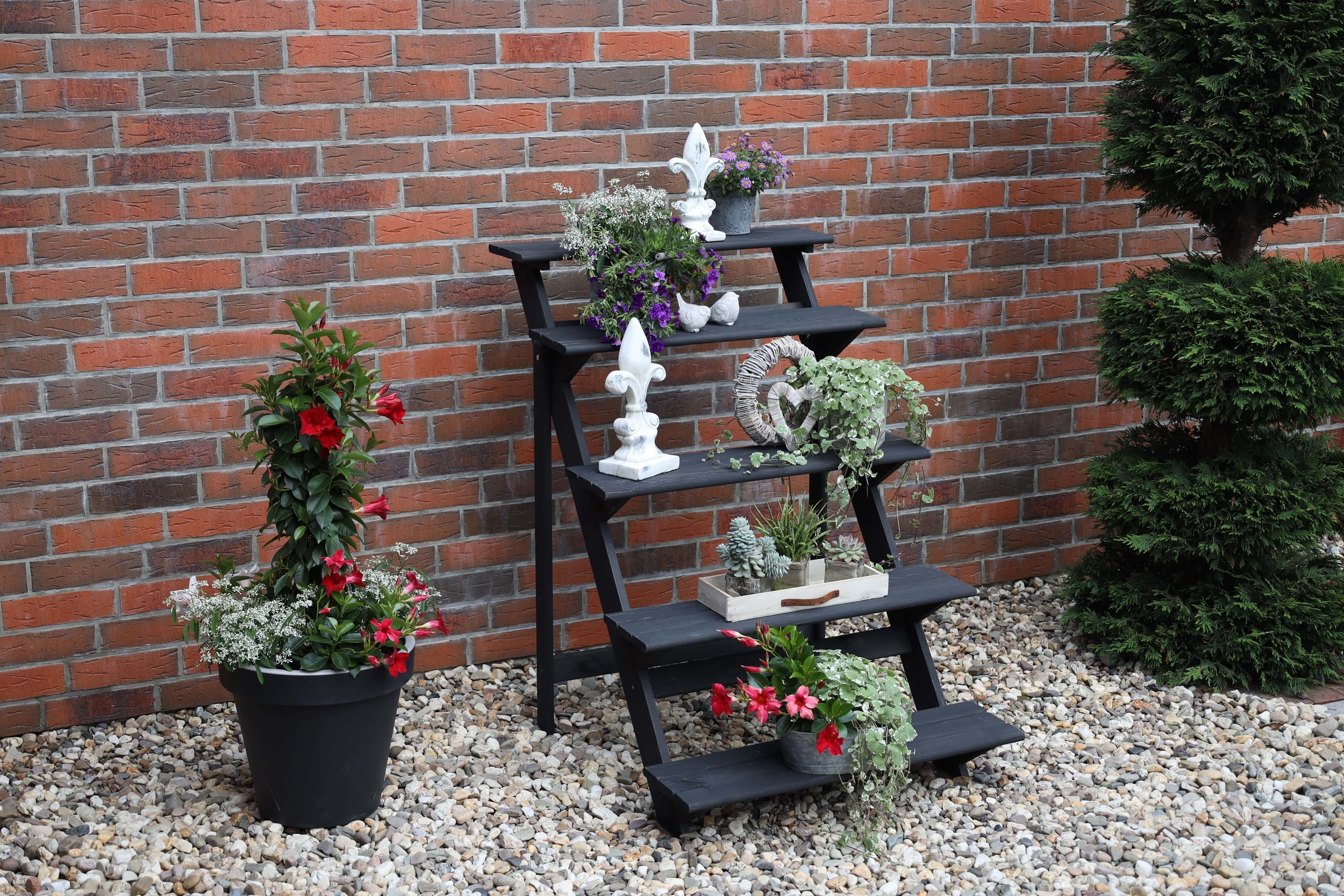 promadino Blumenständer »Blummentreppe«, BxTxH: 78x100x109 cm