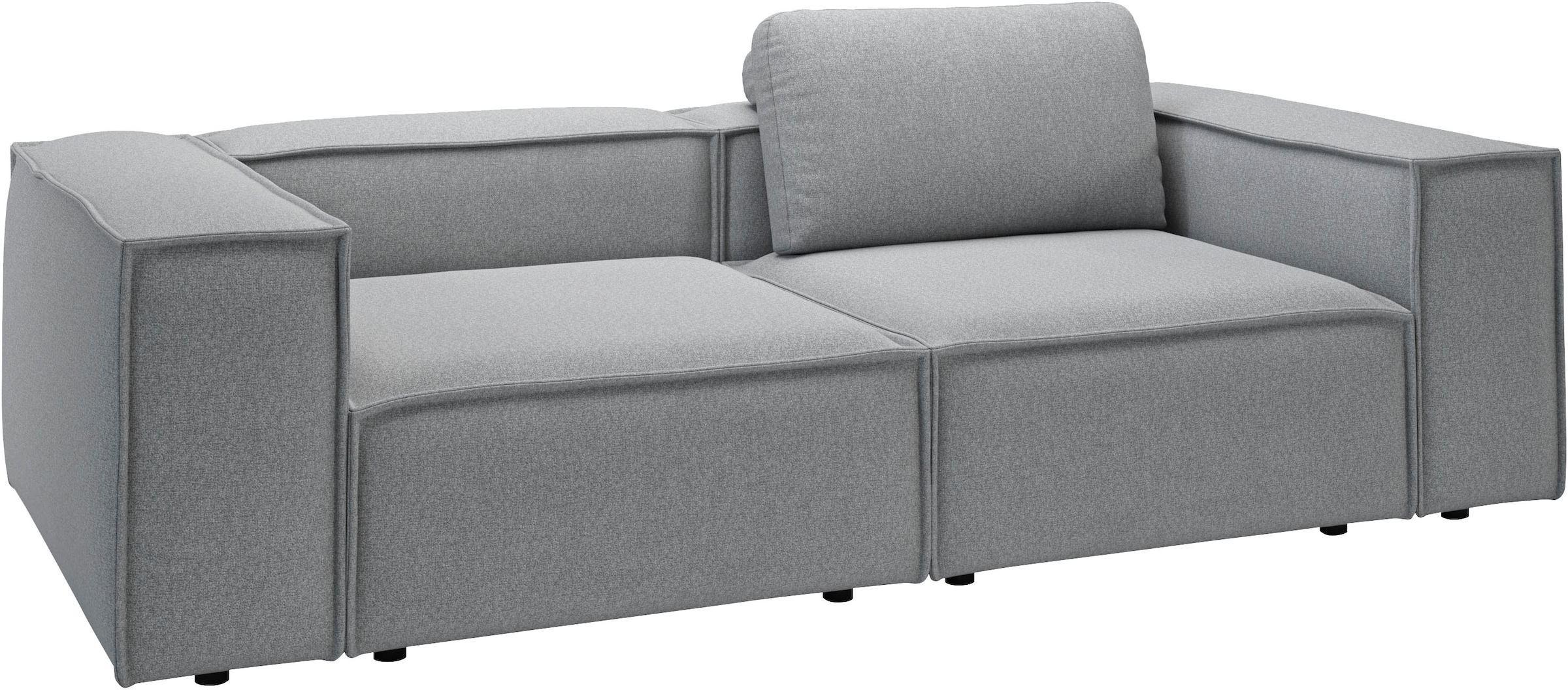Places of Style 2-Sitzer »Watertown, modernes Sofa 246 cm breit, auch in Feincord«, stilvolles Sofa für 2 Personen mit extra breiter Sitzfläche