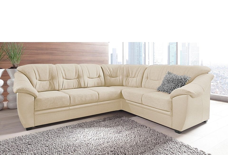 sit&more Ecksofa »Savona L-Form, B: 262 cm« optional Bettfunktion, Federker günstig online kaufen