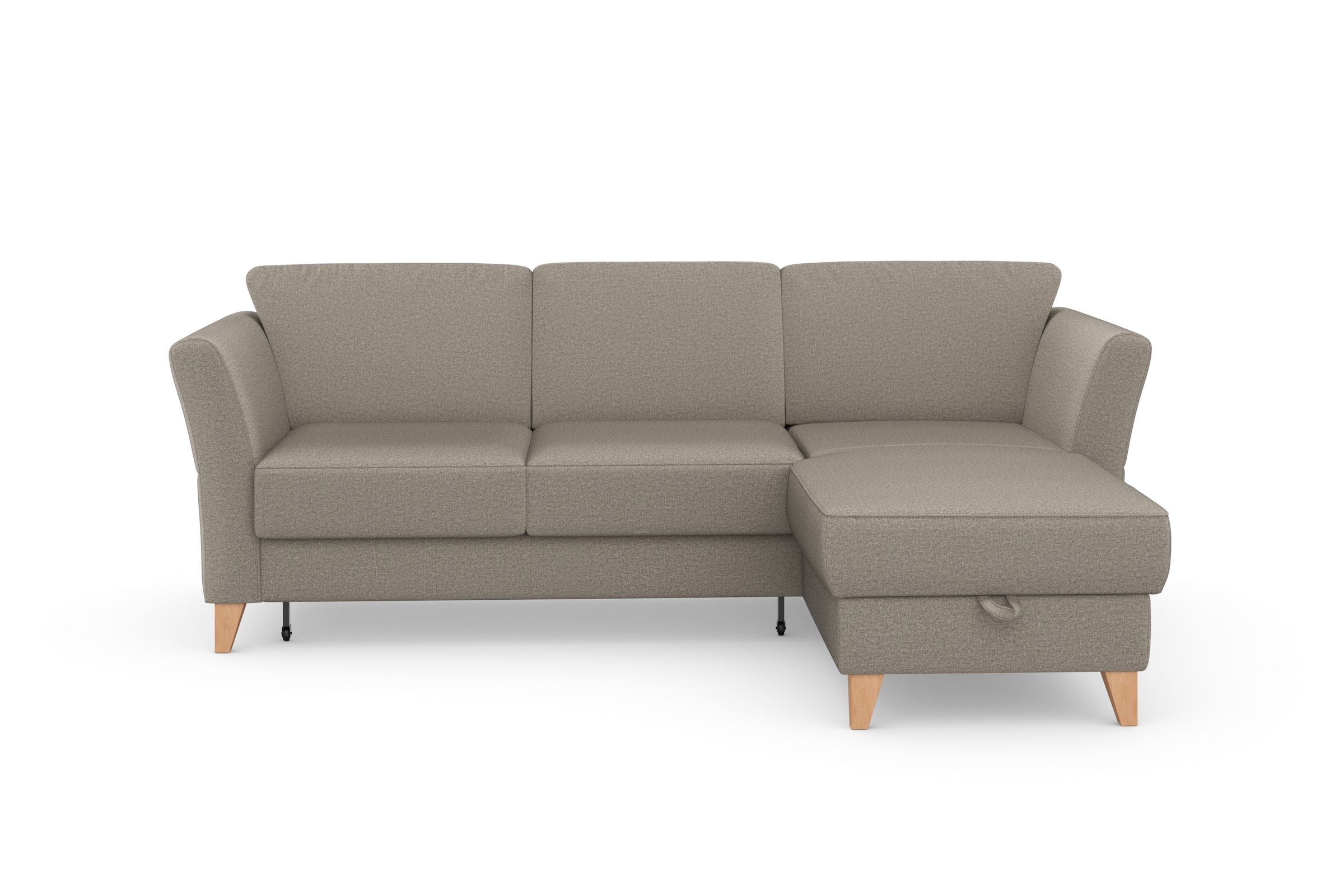 sit&more Ecksofa "Visby L-Form" wahlweise mit Bettfunktion und Bettkasten, günstig online kaufen