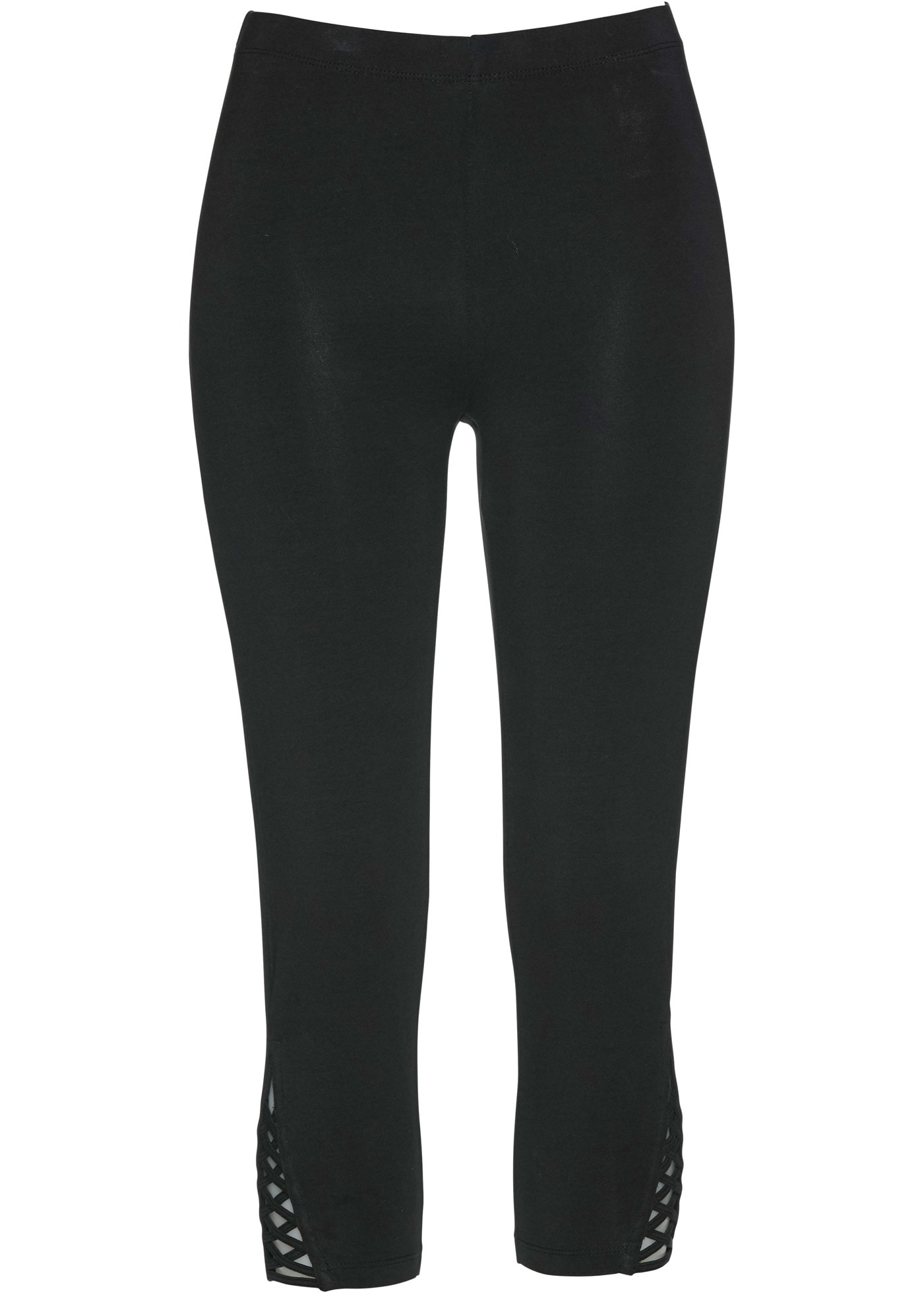 bonprix Caprileggings  aus Baumwolle und Elasthan, Skinny Fit Passform, eleganter Stil