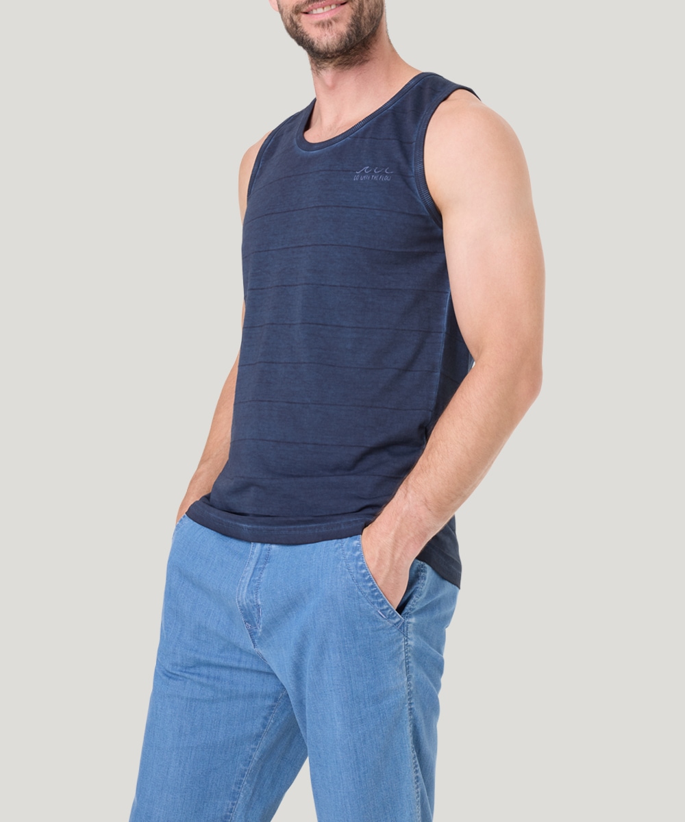 Pioneer Authentic Jeans T-Shirt, mit Streifen Muster