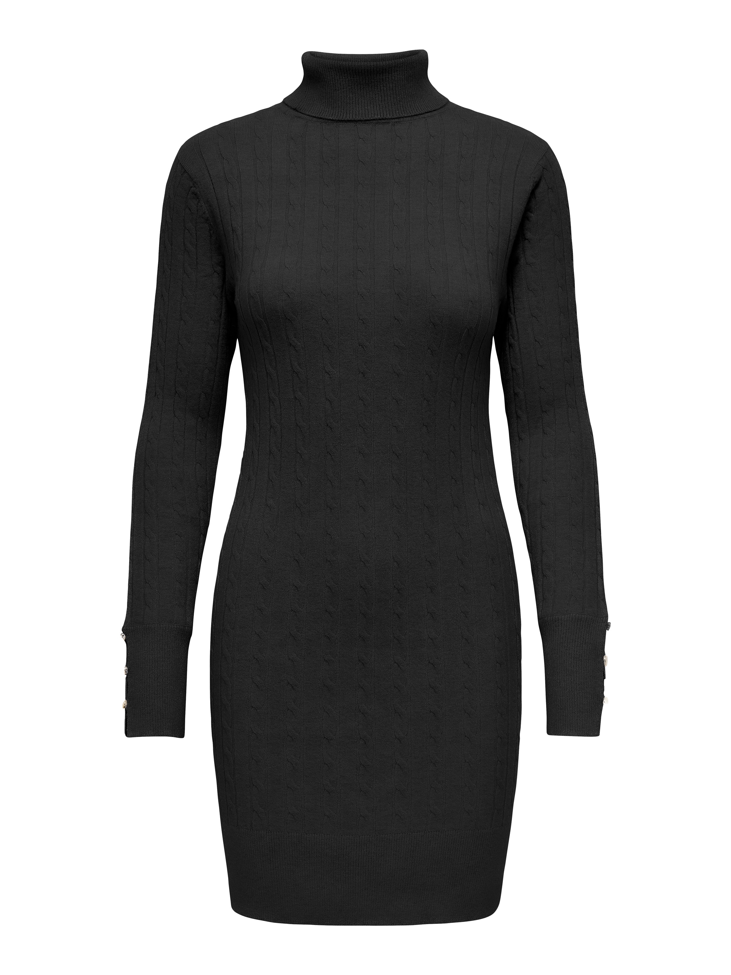 ONLY Strickkleid »ONLLOUIS LS ROLLNECK CABLE DRESS AT KNT«