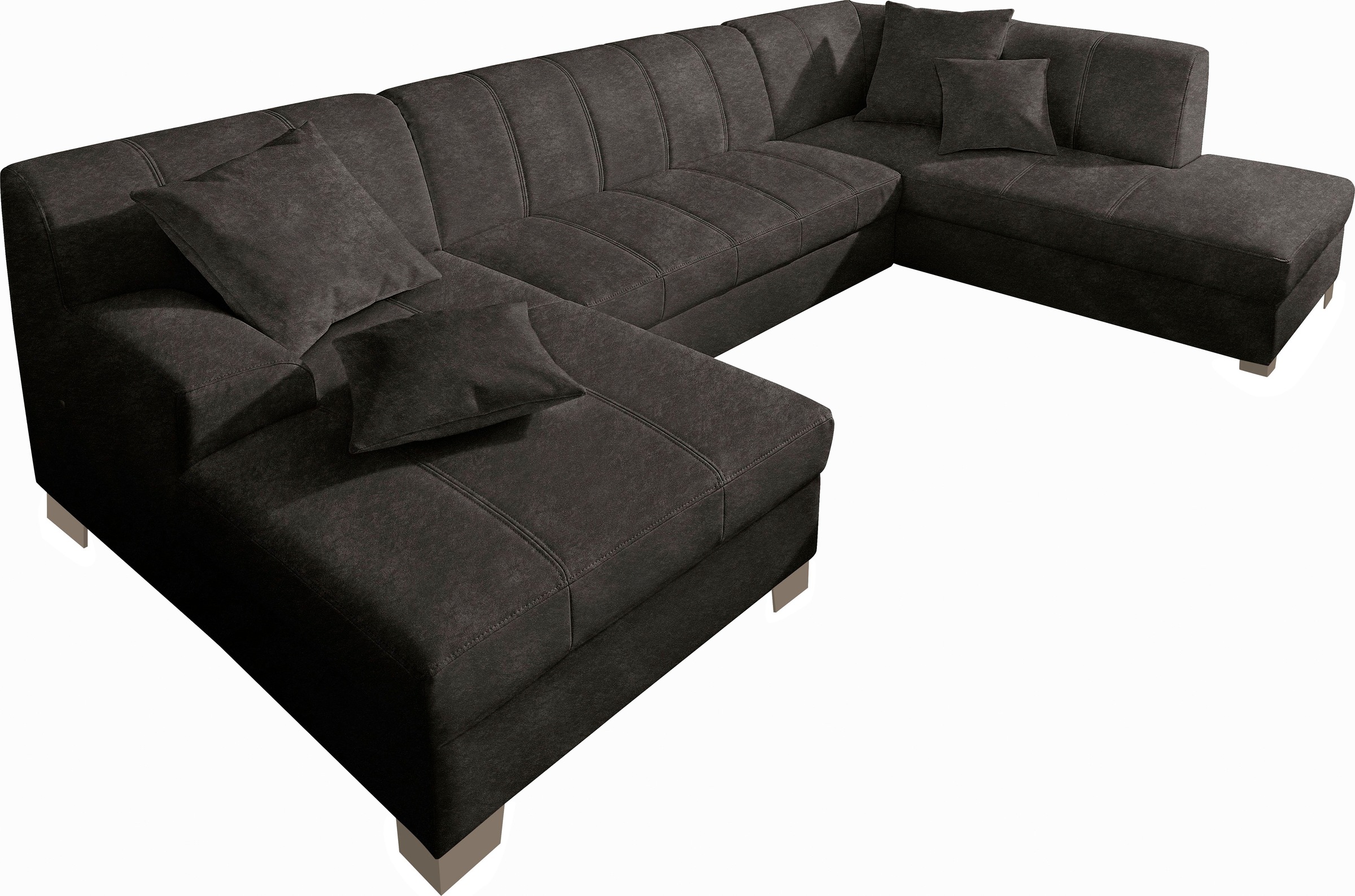 DOMO collection Wohnlandschaft »Turah moderne Steppung, incl. Zierkissen, a günstig online kaufen