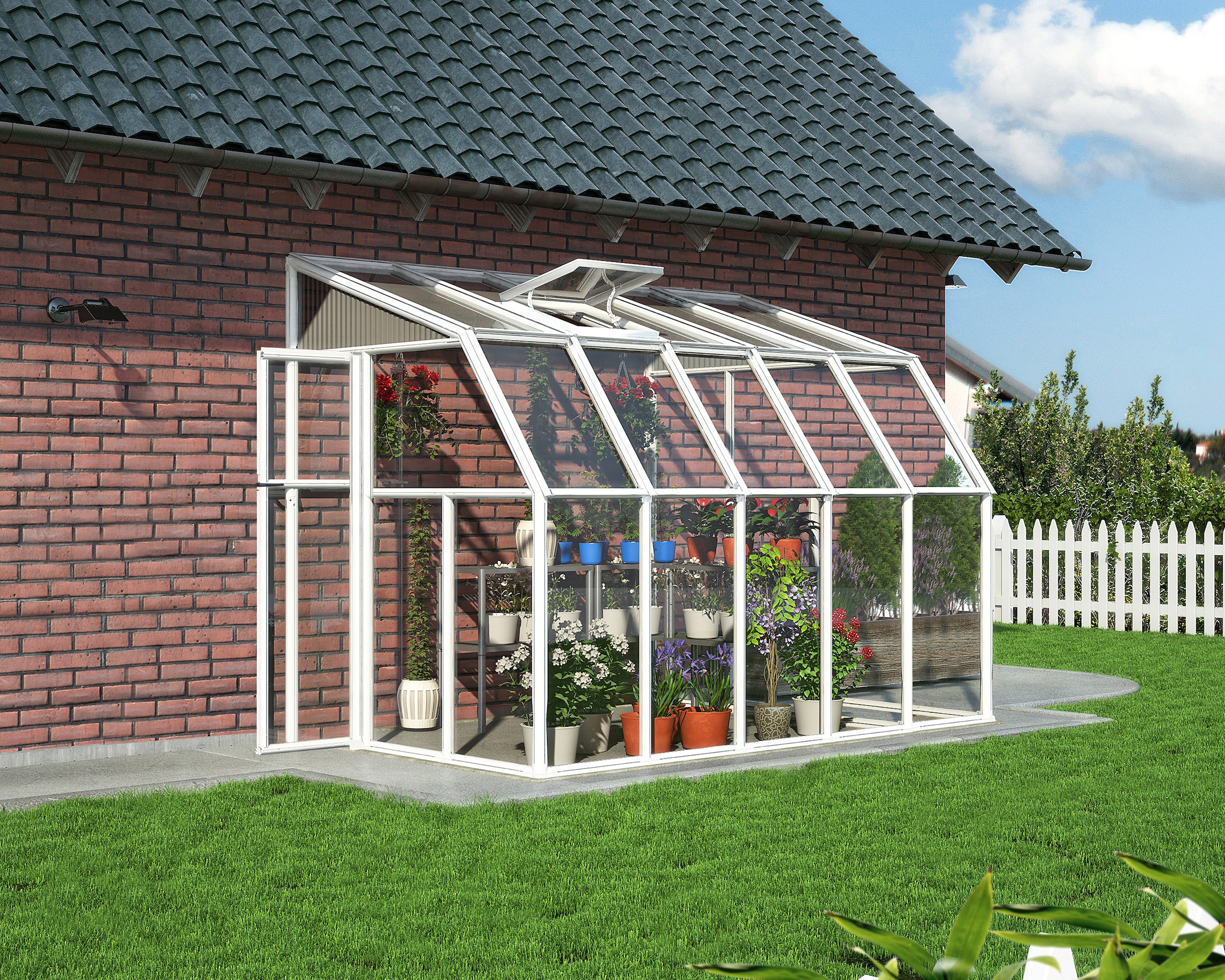 Palram - Canopia Gewächshaus »Sun Room«, lebenslang widerstandsfähige Wandpaneele