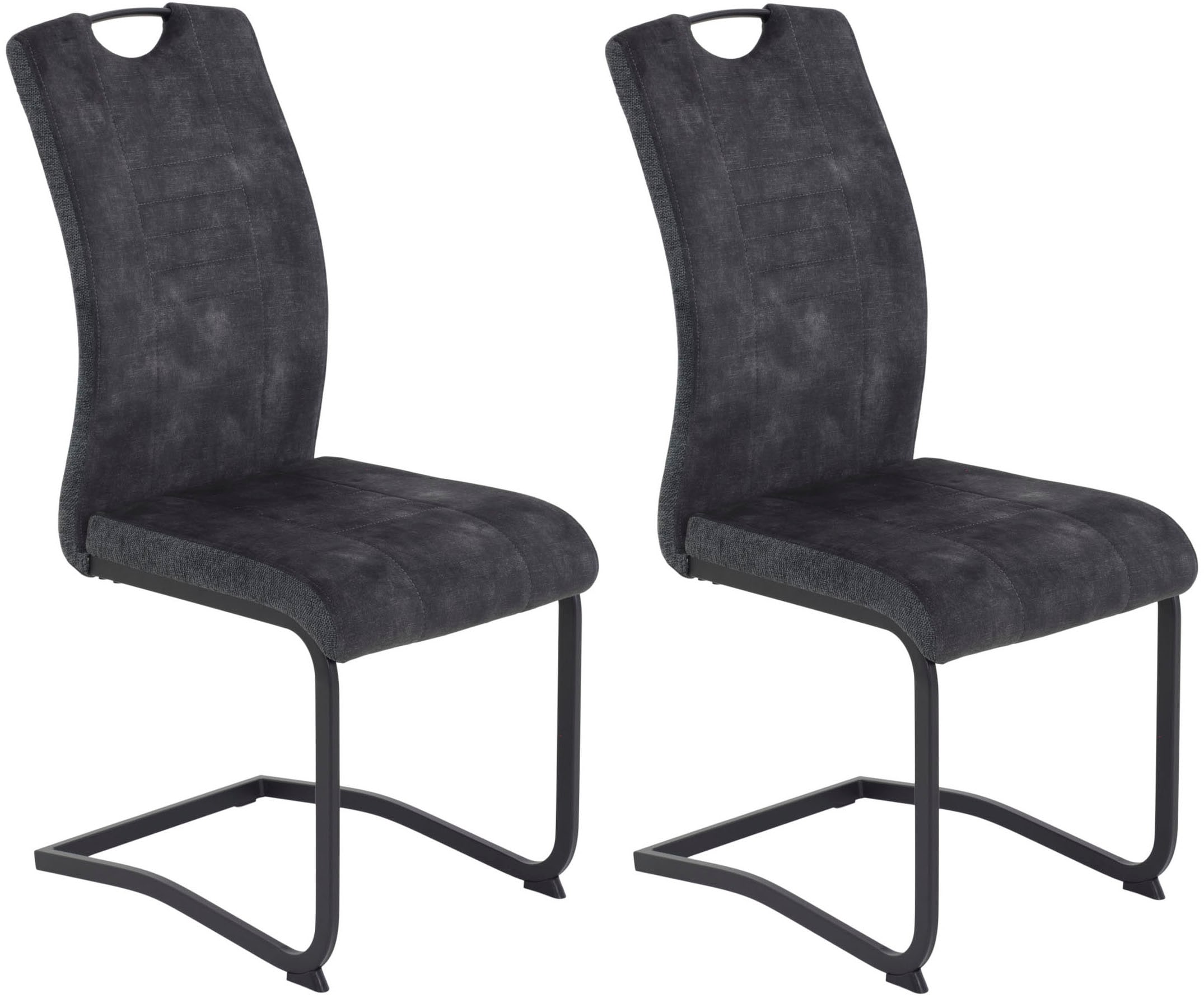 HELA Freischwinger »RIGA«, (Set), 2 St., Microfaser-Webstoff, Freischwinger günstig online kaufen