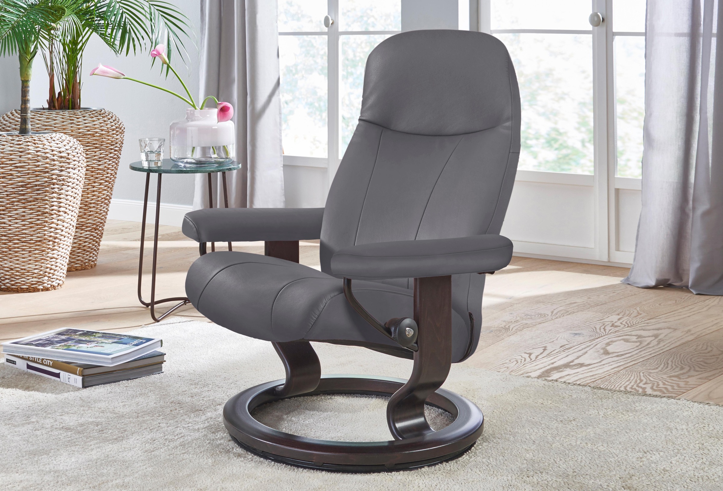 Stressless® Relaxsessel »Garda«, mit Classic Base, Größe M, Gestell Wenge