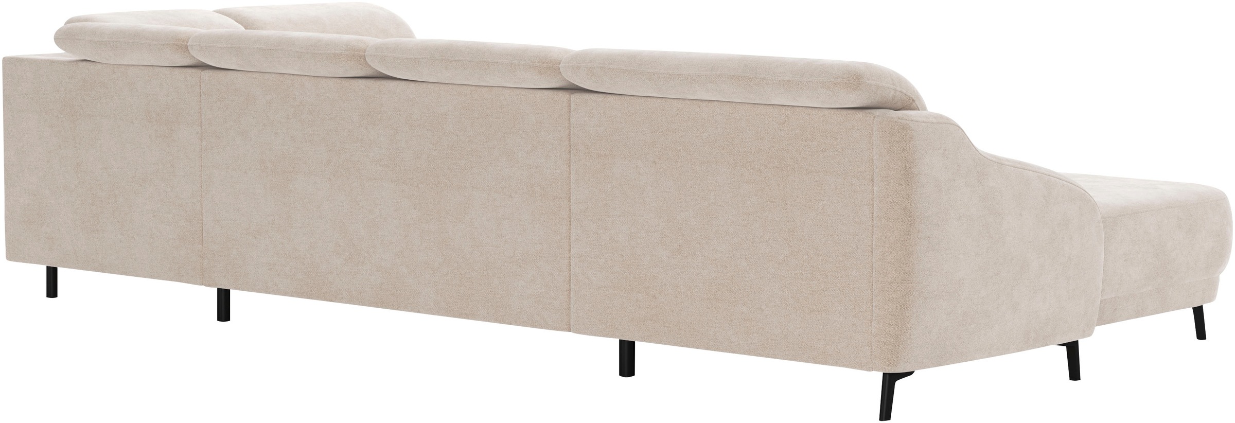 sit&more Wohnlandschaft »Blues U-Form«, inkl. Kopfteilverstellung, wahlweise mit Klapptisch und USB