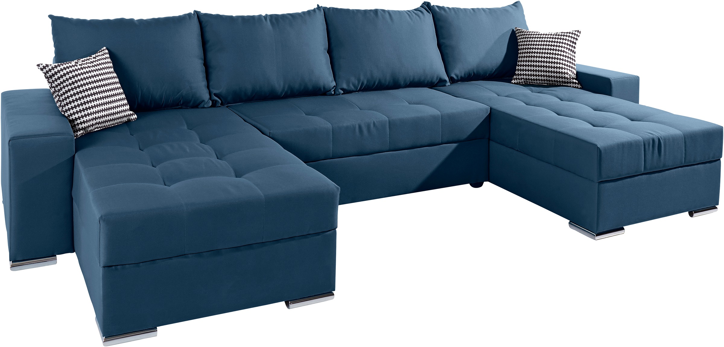 COLLECTION AB Wohnlandschaft »Josy XL U-Form, Breite: 313 cm« mit Bettfunkt günstig online kaufen