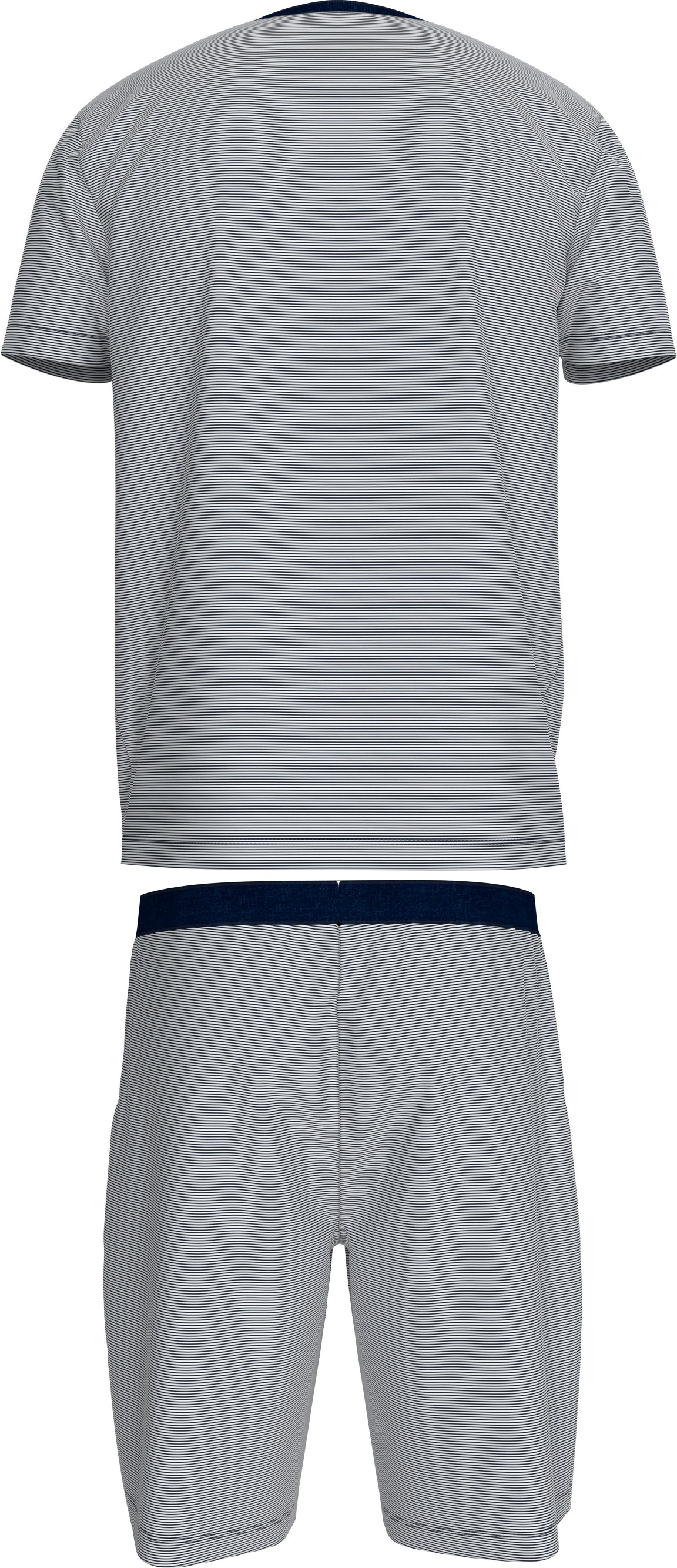 Tommy Hilfiger Underwear Schlafanzug »SS JERSEY PJ SET STRIPES«, (Set, 2 tlg., 2er), mit Streifenmuster