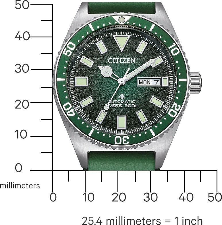 Citizen Automatikuhr »Promaster Mechanical Diver«, Armbanduhr, Herrenuhr, Damenuhr, Taucheruhr, bis 20 bar wasserdicht