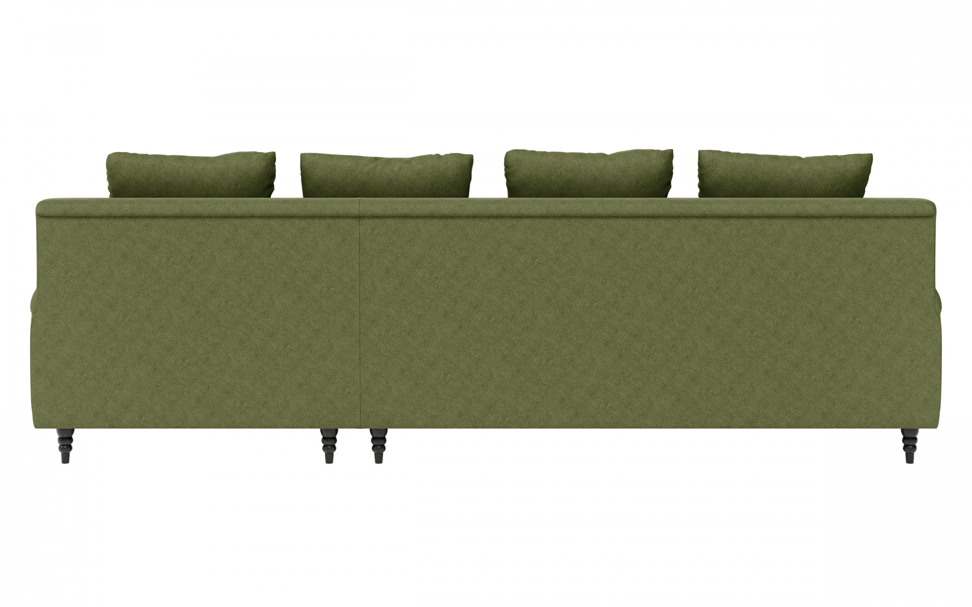 Guido Maria Kretschmer Home&Living Ecksofa »NORIN L-Form«, zwei Fußarten: vorne - Rollen, hinten - Holzfüße