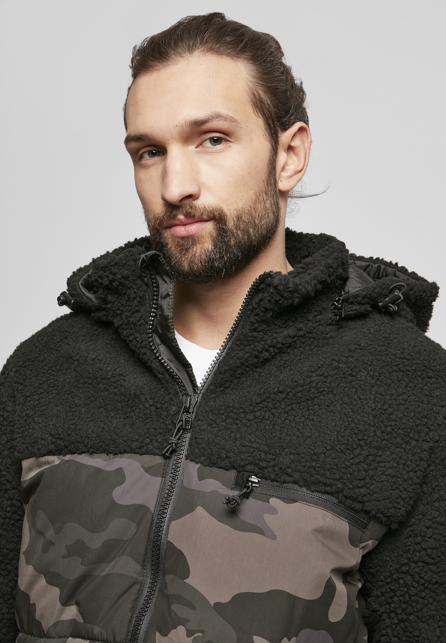 Brandit Allwetterjacke »Brandit Herren Jackson Teddyfleece Jacket« 1 Stk. tlg. ohne Kapuze
