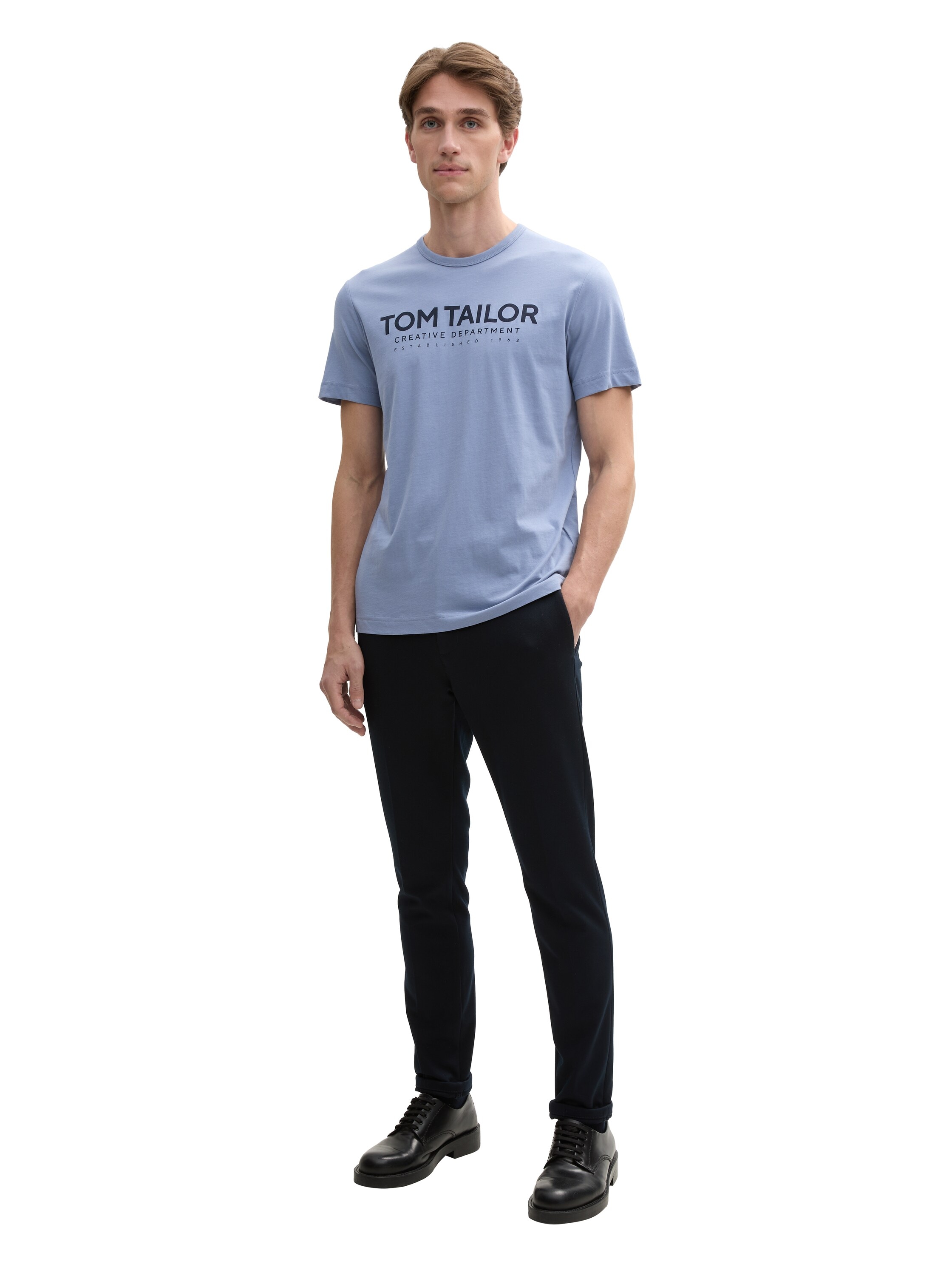 TOM TAILOR Rundhalsshirt mit Logoprint