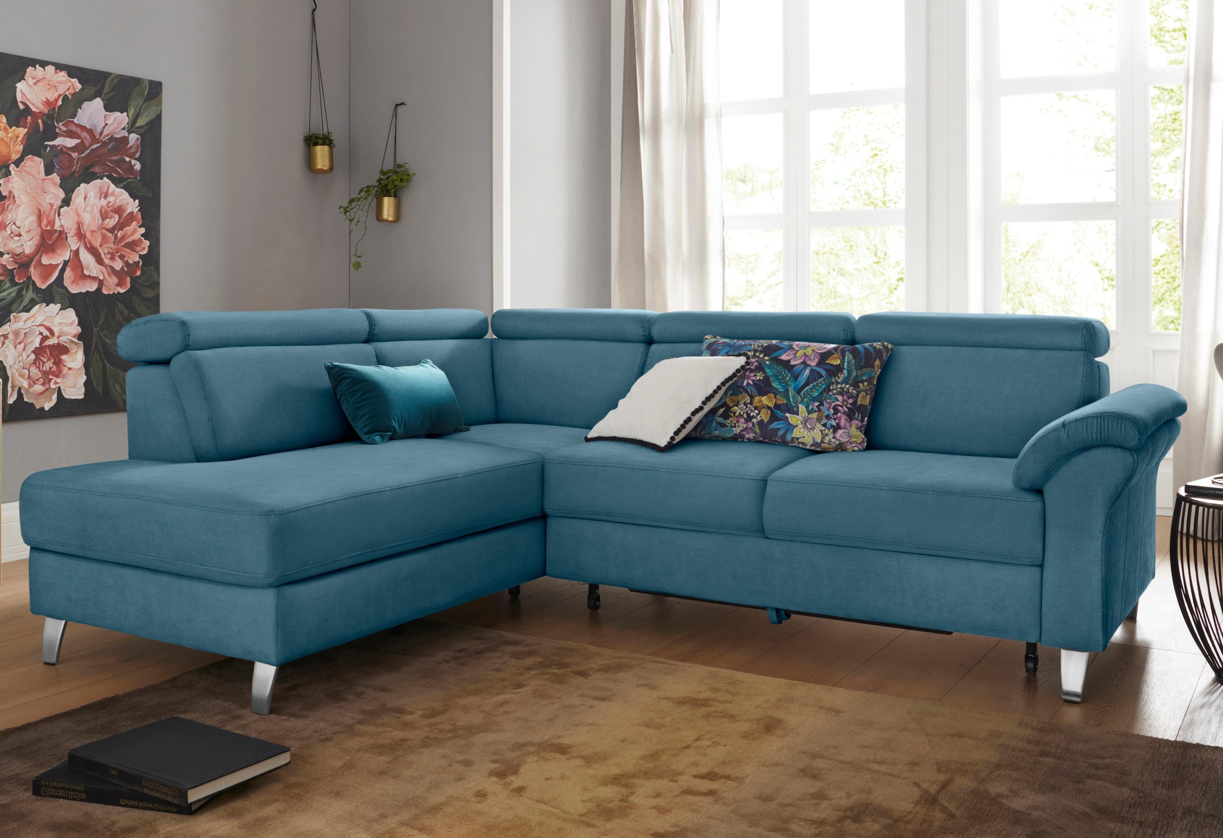 sit&more Ecksofa »Arngast L-Form«, inklusive Kopfteilverstellung und Federkern