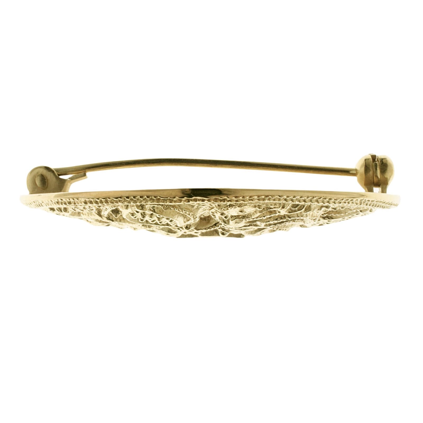 OSTSEE-SCHMUCK Brosche »Ostsee-Schmuck Brosche Hiddensee 42 mm rund«