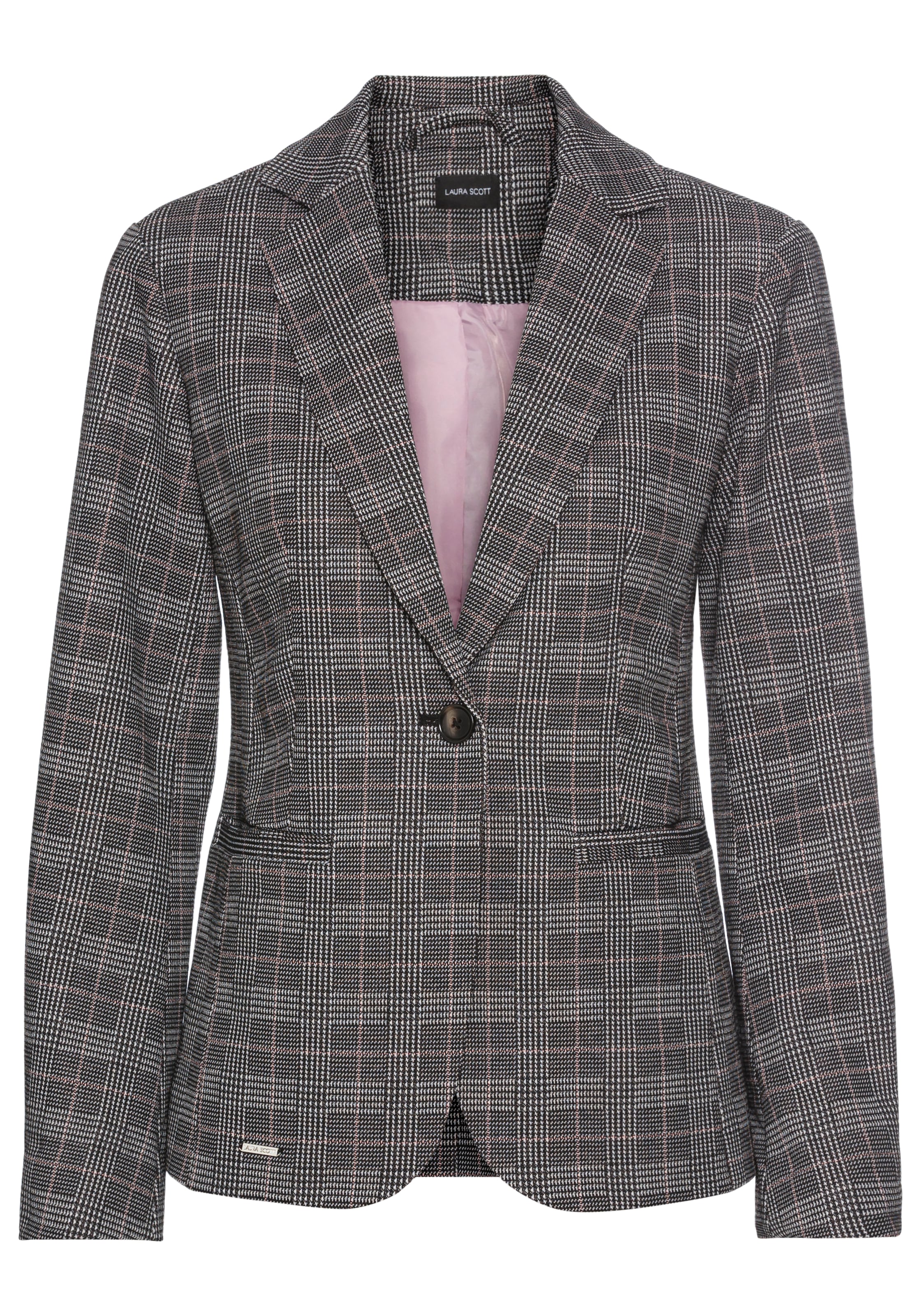 Laura Scott Kurzblazer, in trendigem Karolook