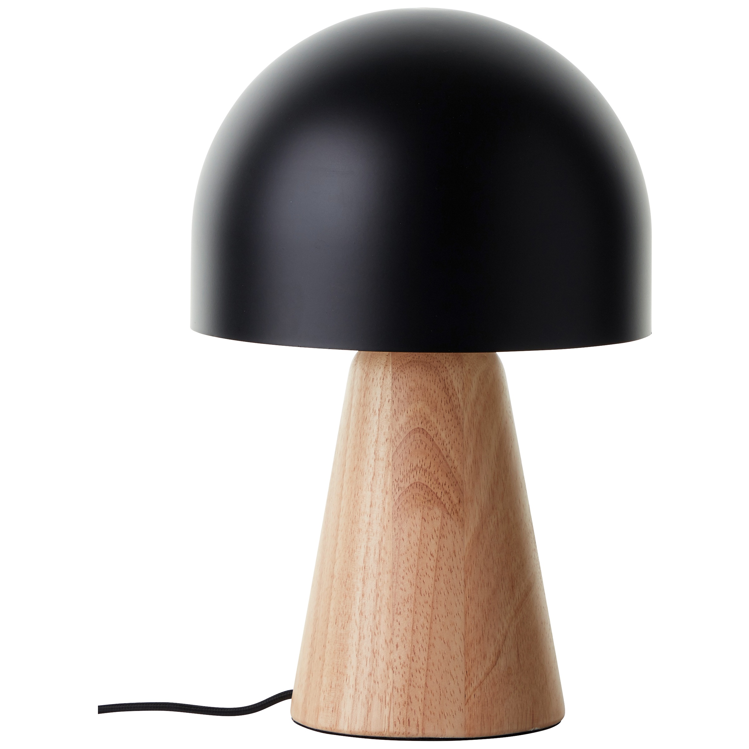 Brilliant Tischleuchte »Nalam«, 1 flammig, Leuchtmittel E14 | ohne Leuchtmittel, Pilz-Tischleuchte, 31 cm Höhe, Ø 20cm, E14, Holz/Metall