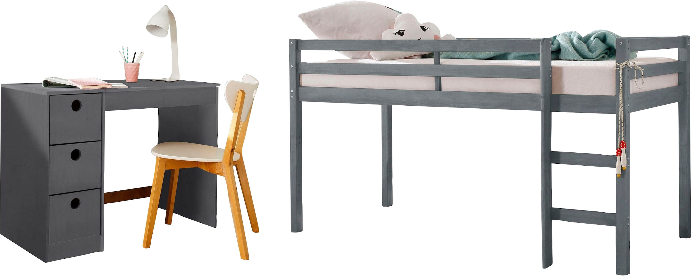 OTTO home Jugendzimmer-Set »Alpi« Spar-Set, 2 Stk. tlg. Hochbett und Schrei günstig online kaufen