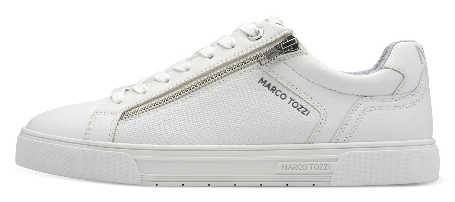 MARCO TOZZI Sneaker  , Freizeitschuh, Halbschuh, Schnürschuh mit seitlicher Logoprägung
