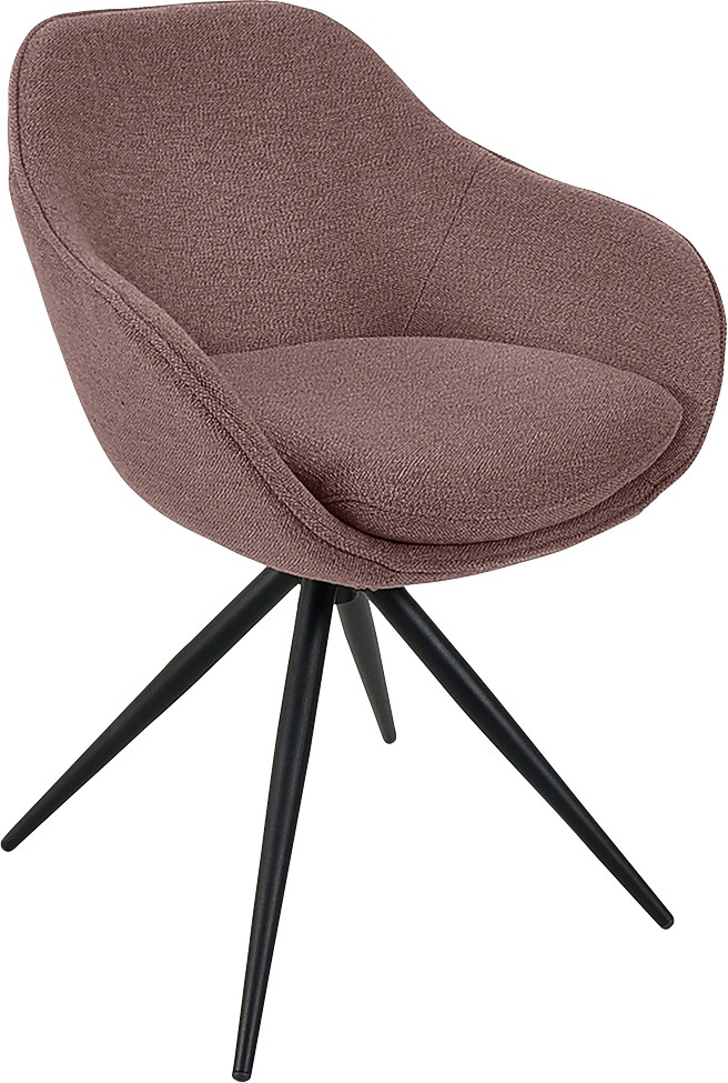 K+W Komfort & Wohnen Drehstuhl »ZOOM« () 4-Fuß Drehstuhl mit Gestell aus Me günstig online kaufen