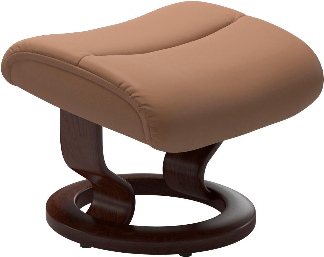 Stressless® Relaxsessel »View«, (Set, Relaxsessel mit Hocker), mit Classic Base, Größe M,Gestell Braun