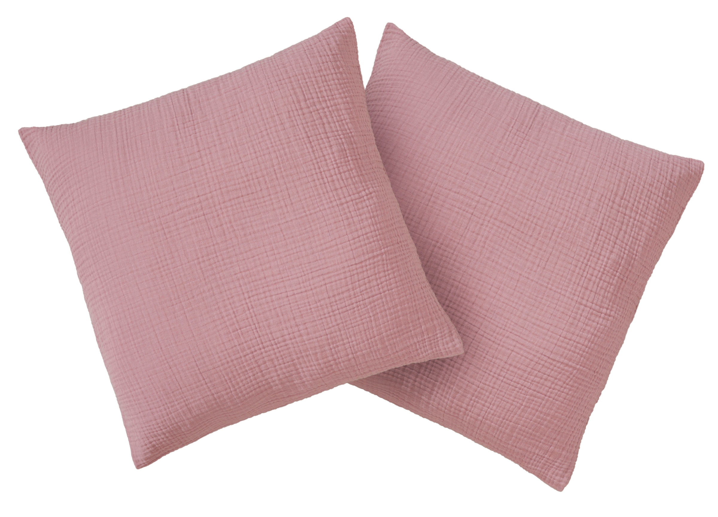 OTTO home Kissenbezug »Bailee« weiche Musselin-Qualität, 50x50 cm, Hotelverschluß