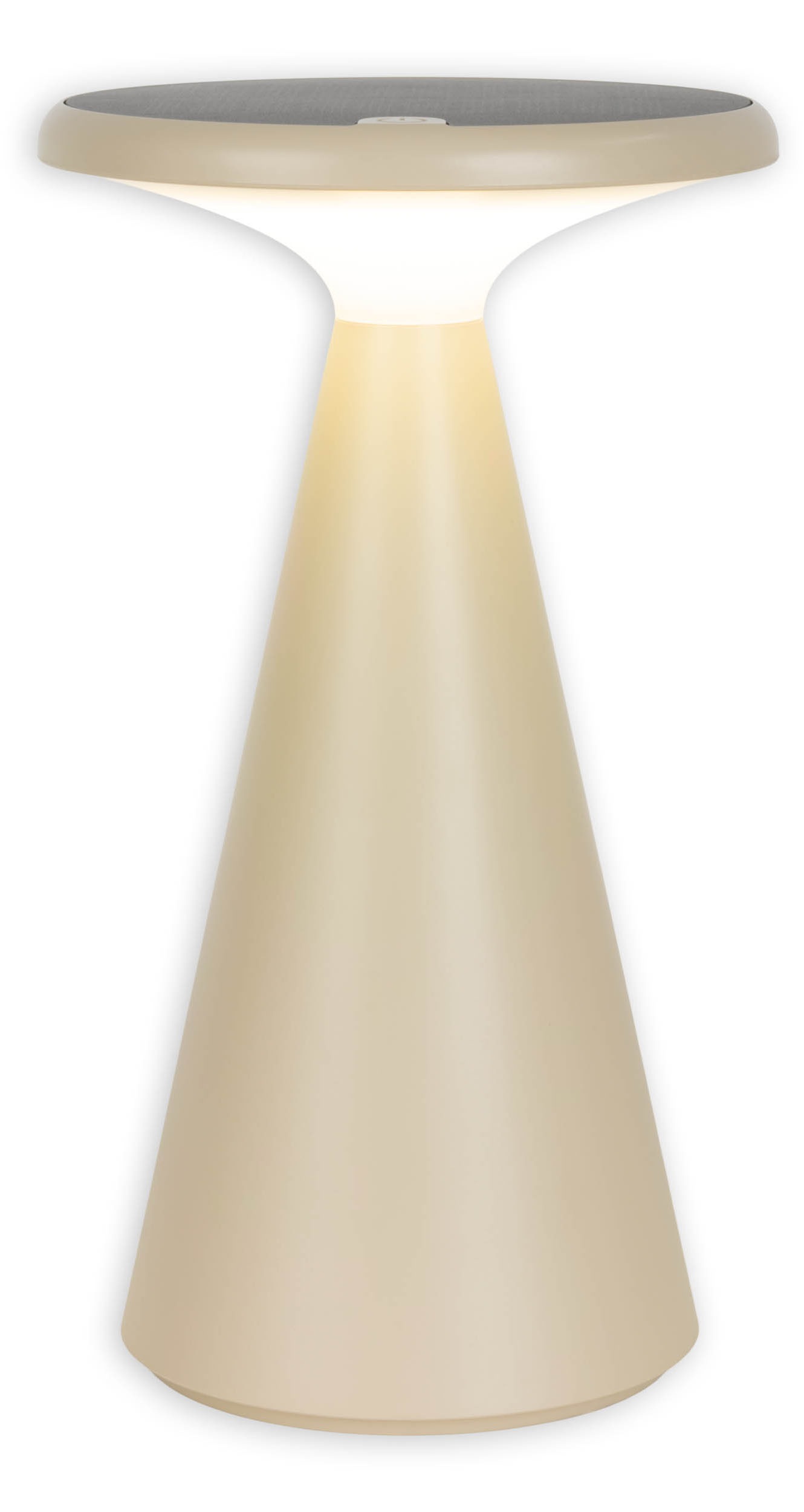 näve LED Tischleuchte »Palu«, 1 flammig, Leuchtmittel LED-Modul | LED wechselbar, Solar-/Akkubetrieb, Touch, Dimmbar, Memory, USB-C-Ladekabel, warmweiß