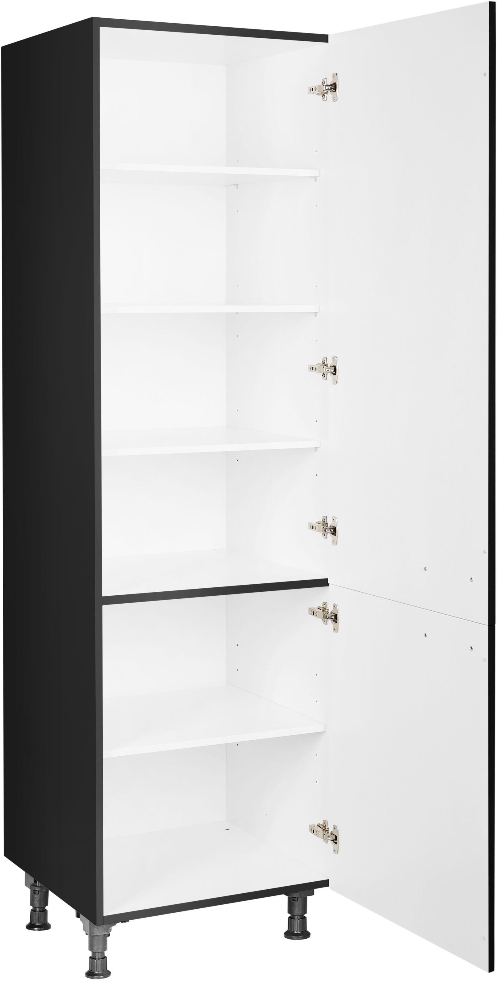 nobilia® Hochschrank »"Touch", Ausrichtung wählbar, mit zwei Türen, vormontiert,«, Breite/Höhe: 60/216,6 cm