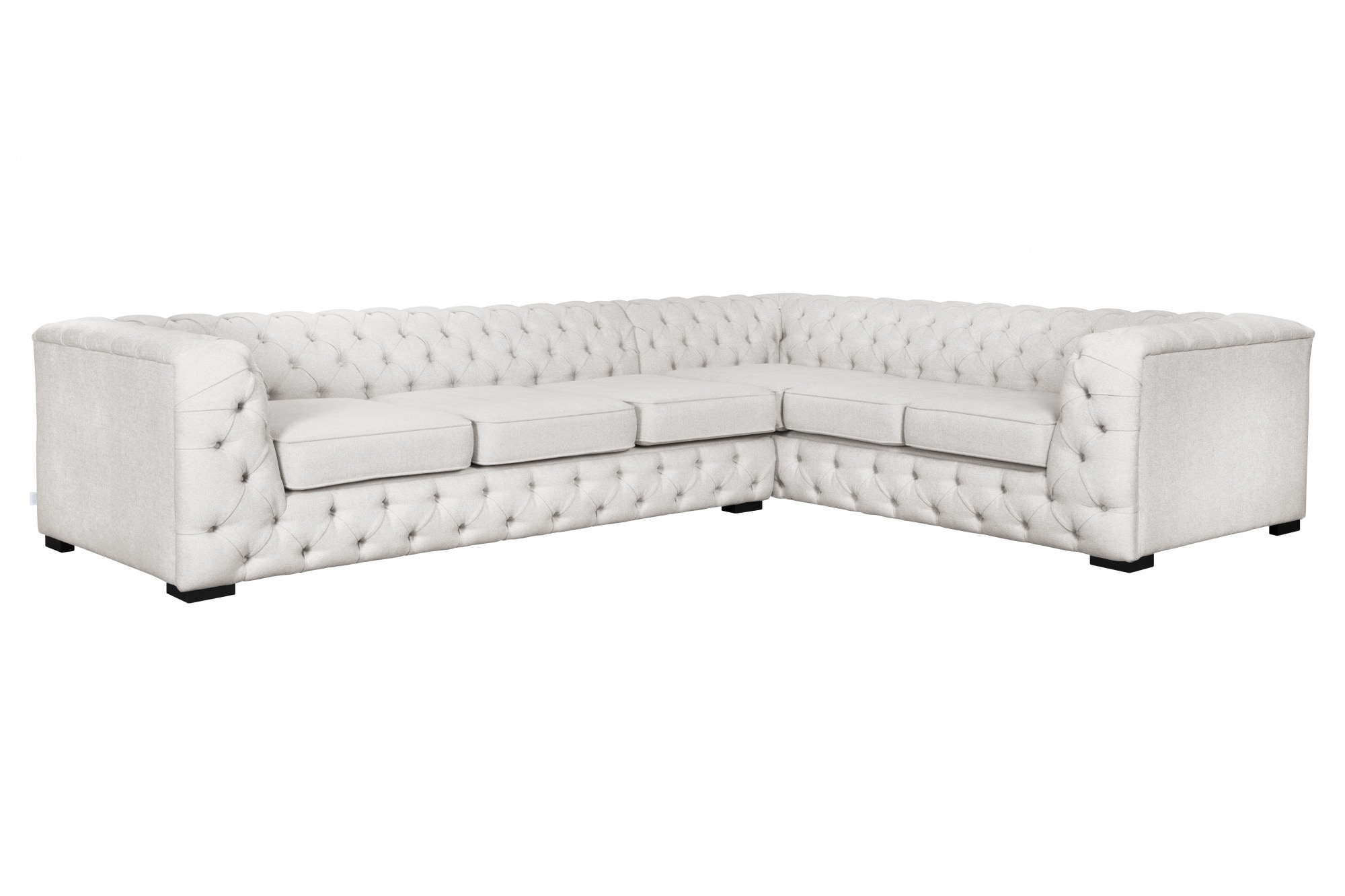 Home affaire Chesterfield-Sofa »KALINA L-Form«, hochwertig Chesterfield-Aus günstig online kaufen