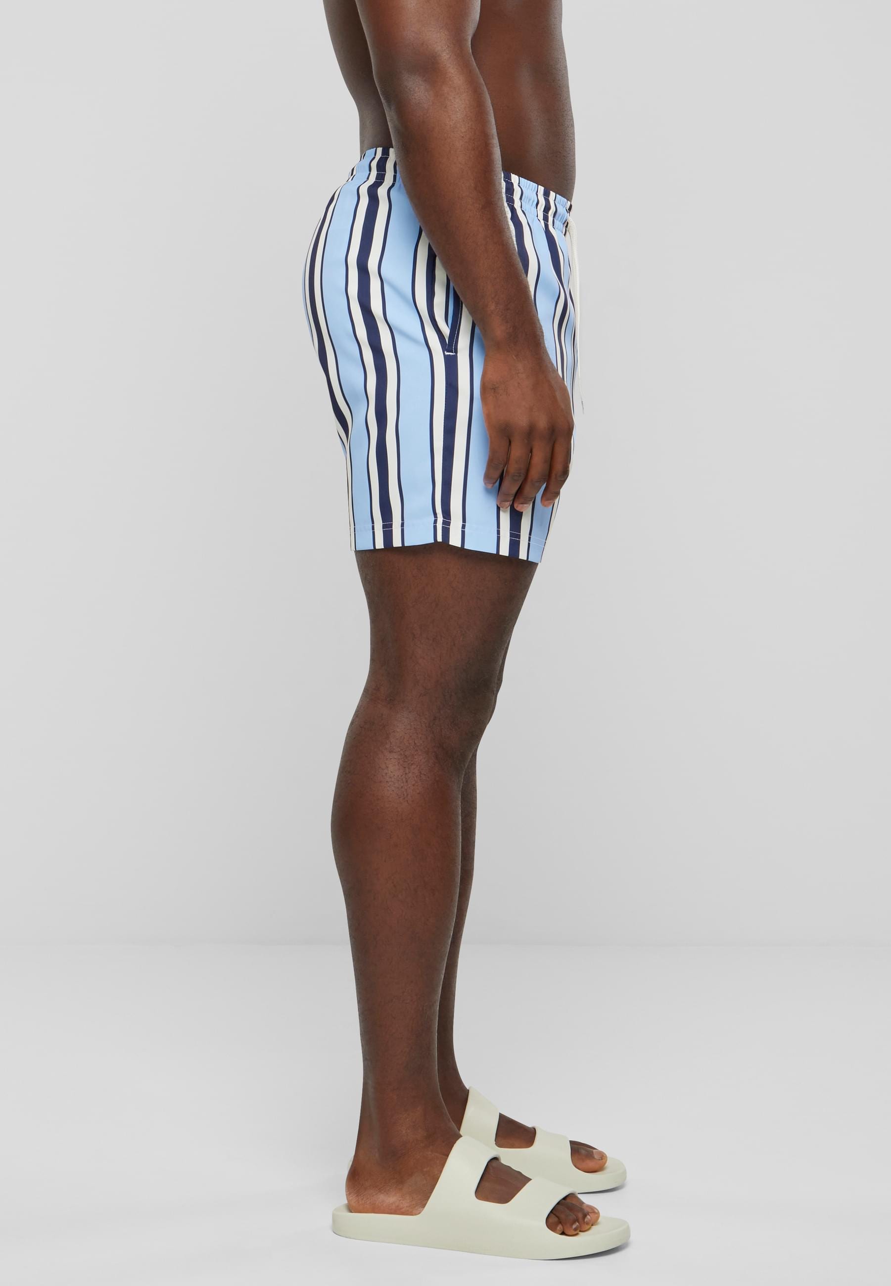 Karl Kani Badeshorts »Karl Kani Herren KM-SW013-090-26 Retro Striped Swim Shorts«