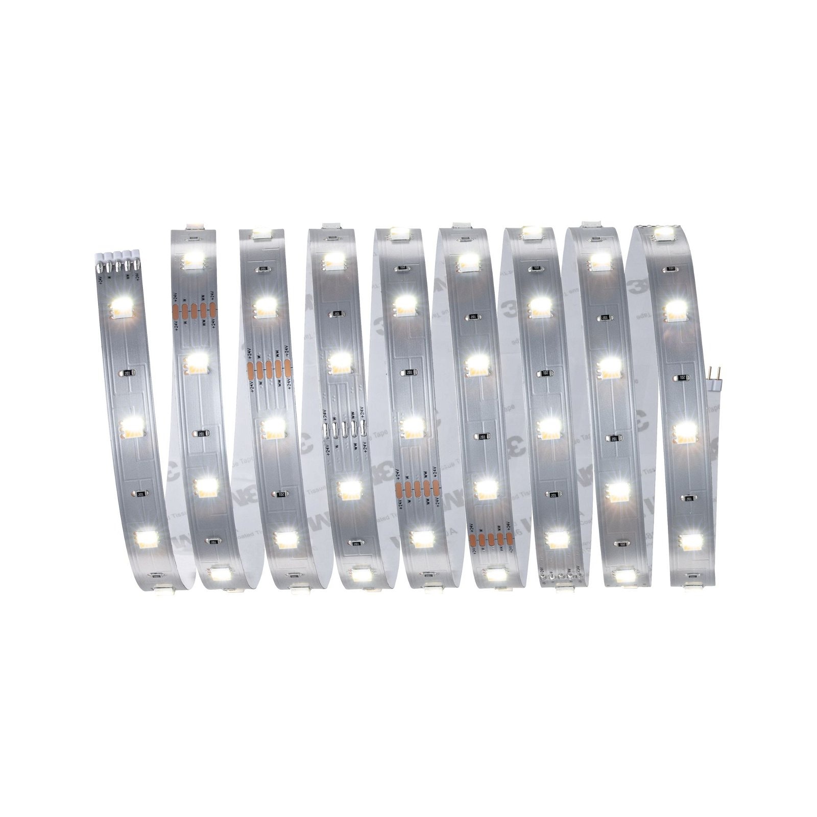 Paulmann LED-Streifen »MaxLED 250 Stripe 2,5m IP20 2700-6500K 9W 24V Silber« 1 Stk.-flammig TunableWhite