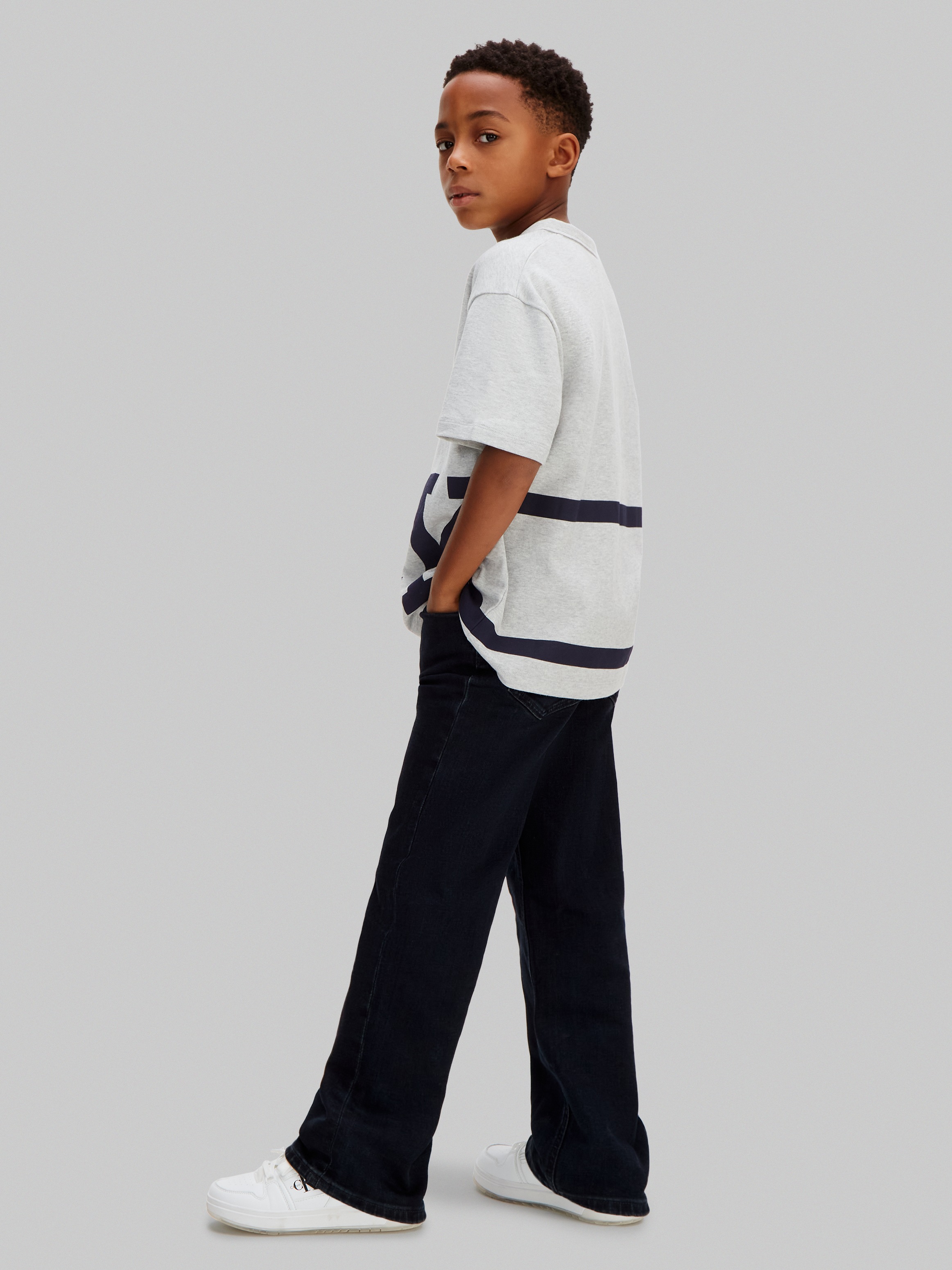 Calvin Klein Jeans T-Shirt Regular fit mit Rundhalsausschnitt für Kinder