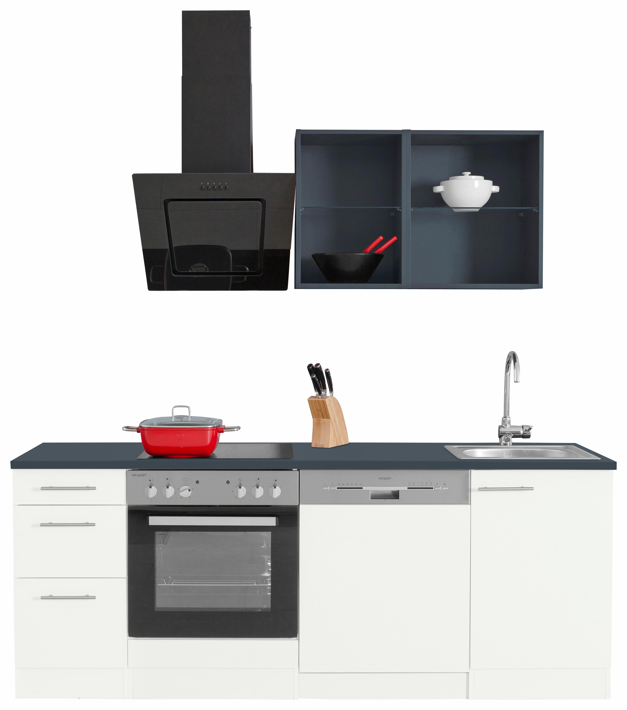 OPTIFIT Küchenzeile Mini, Breite 210 cm, günstig online kaufen